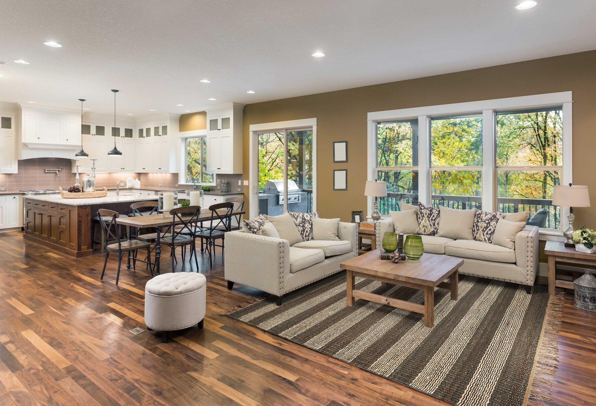 3 x 5 Jute Slate or  Ivory  Area Rug