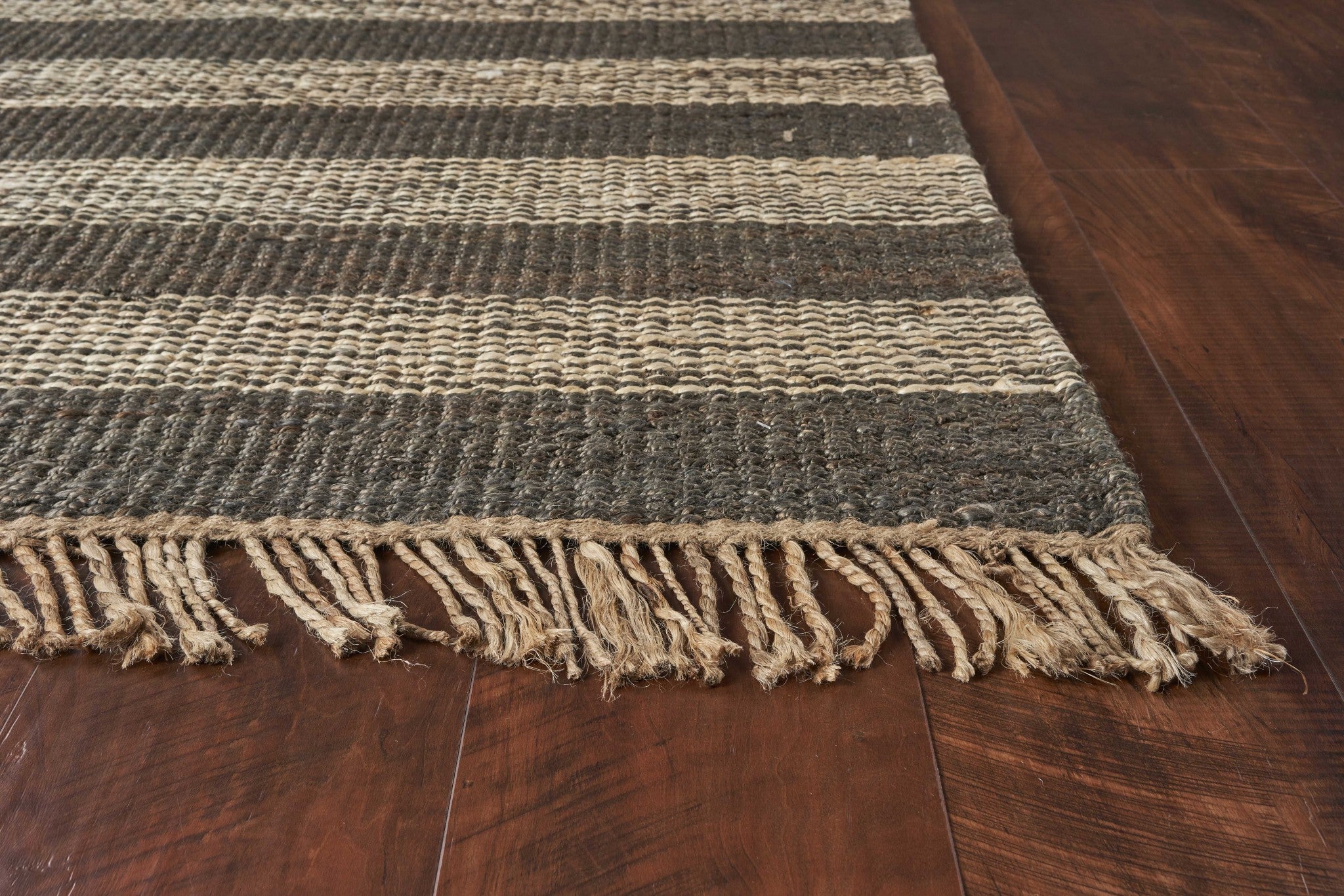 3 x 5 Jute Slate or  Ivory  Area Rug