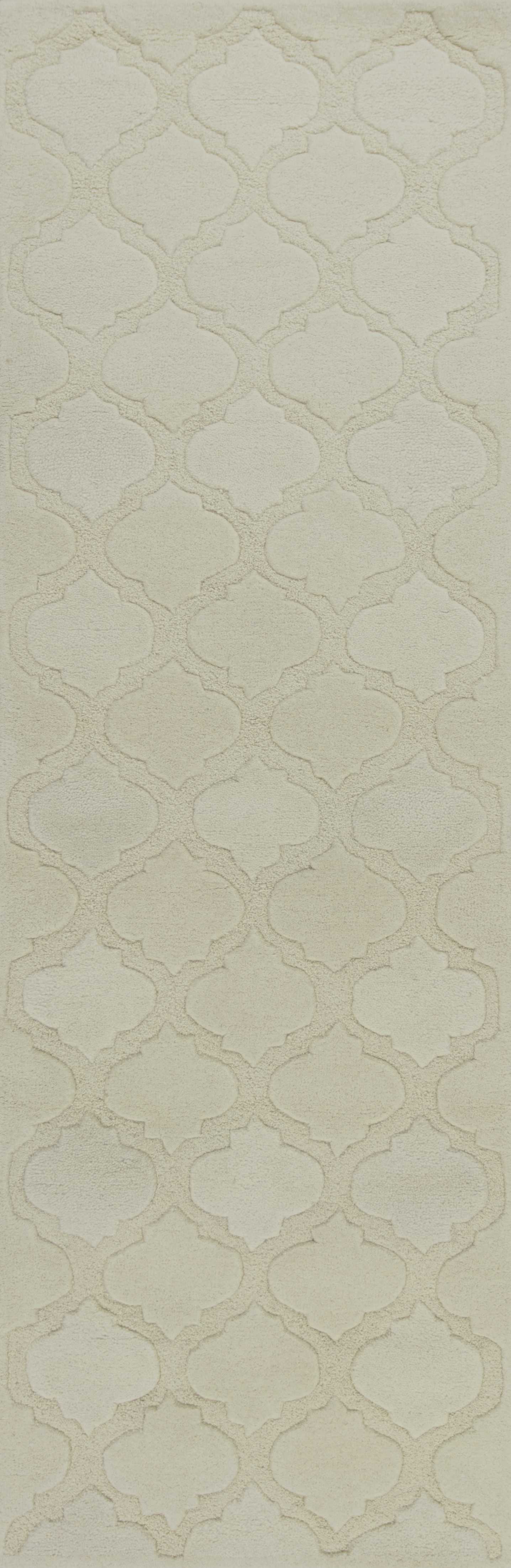 3' x 5' Wool Grey Area Rug