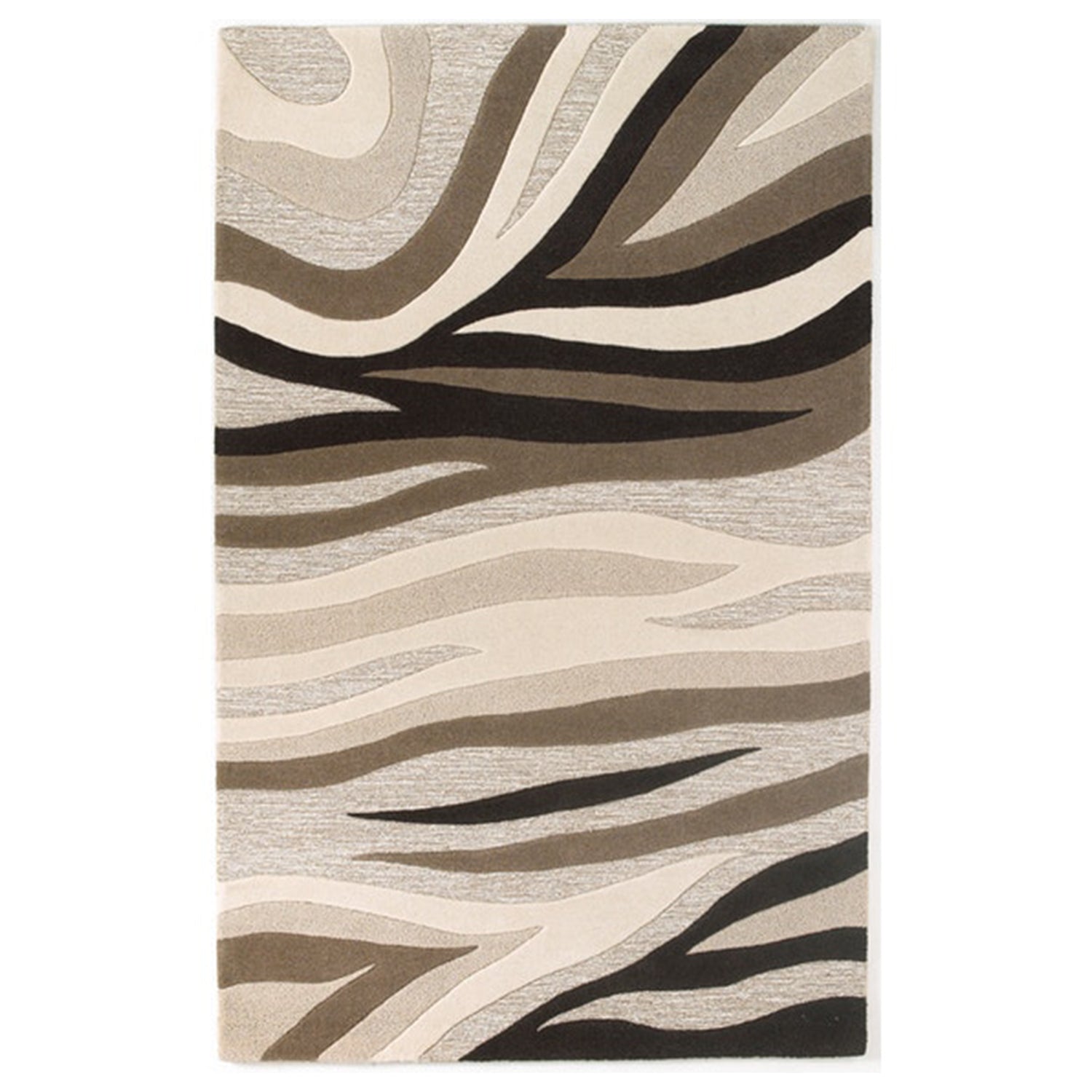 3' x 5' Wool Natural Area Rug