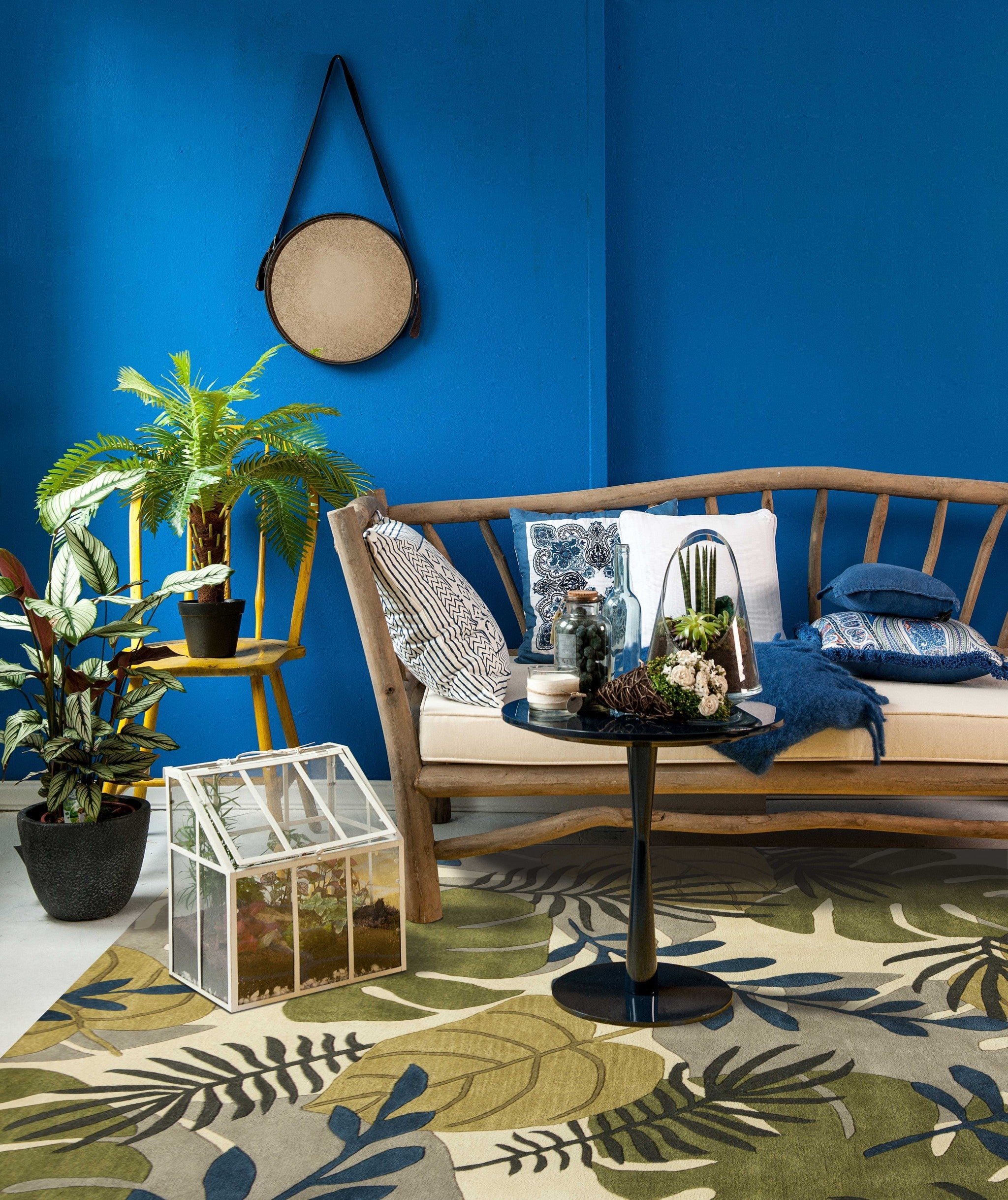 3' x 5' Wool Ivory Area Rug