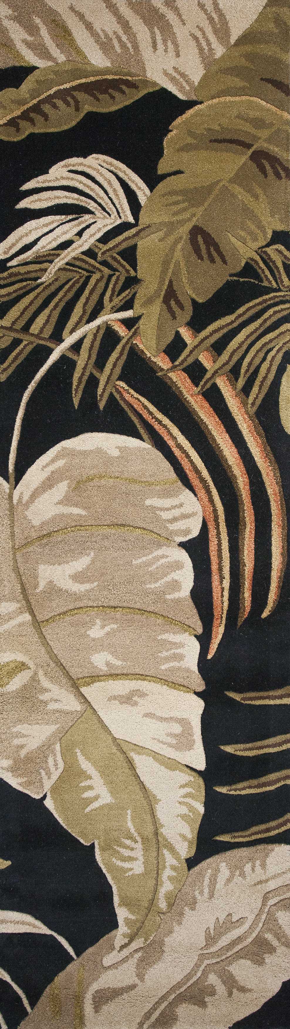 2' x 8' Runner Wool Midnight Area Rug