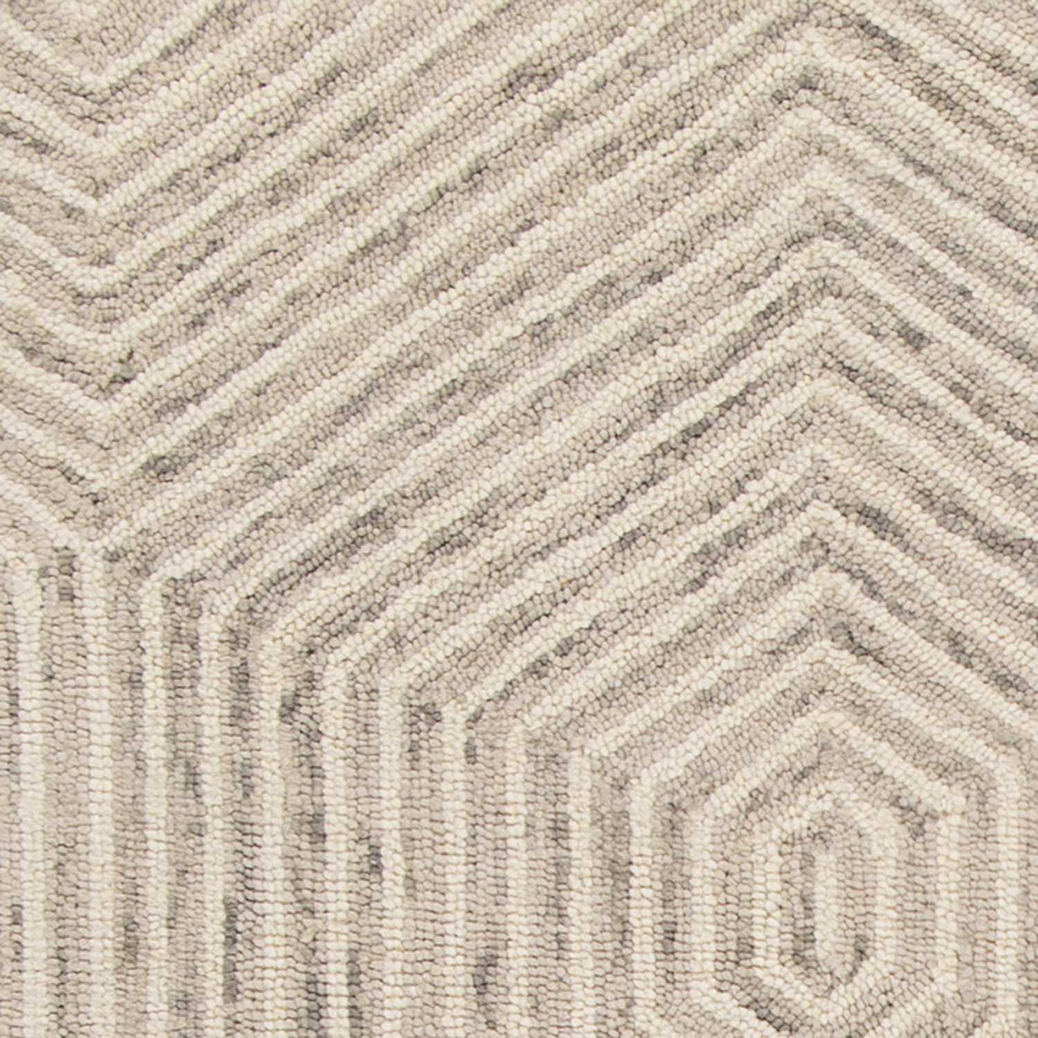 5' x 7'  Wool Ivory  Area Rug