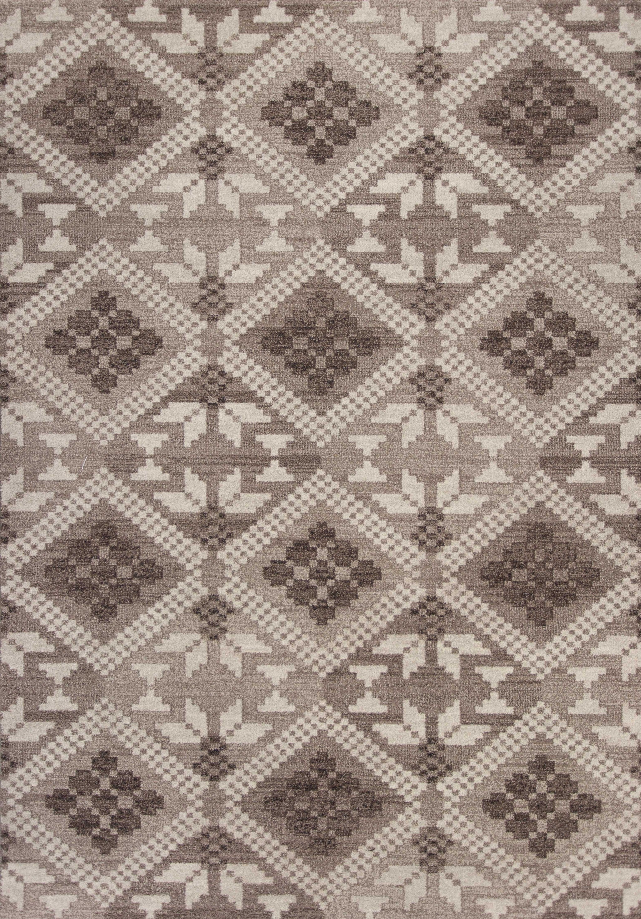 5' x 7'  Polypropylene Taupe Area Rug