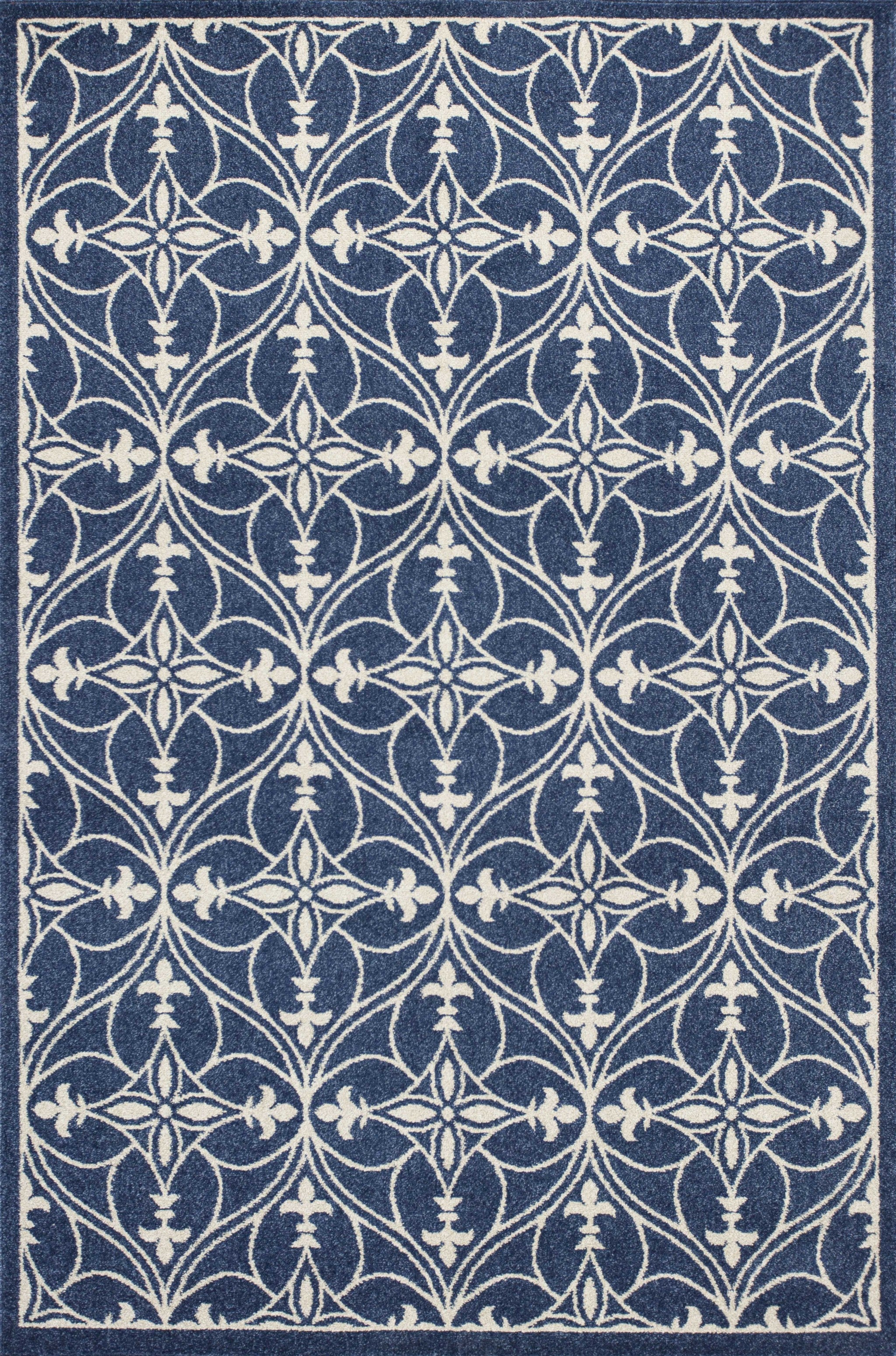 6' x 9'  UV treated Polypropylene Denim Area Rug