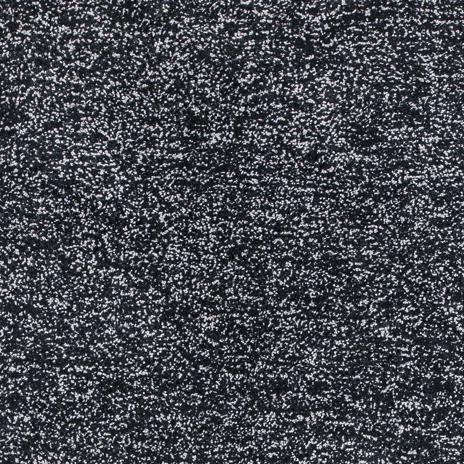5' x 7'  Polyester Black Heather Area Rug