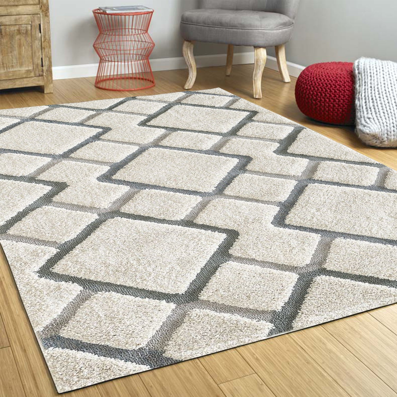 5 x 7  Polypropylene Natural Area Rug