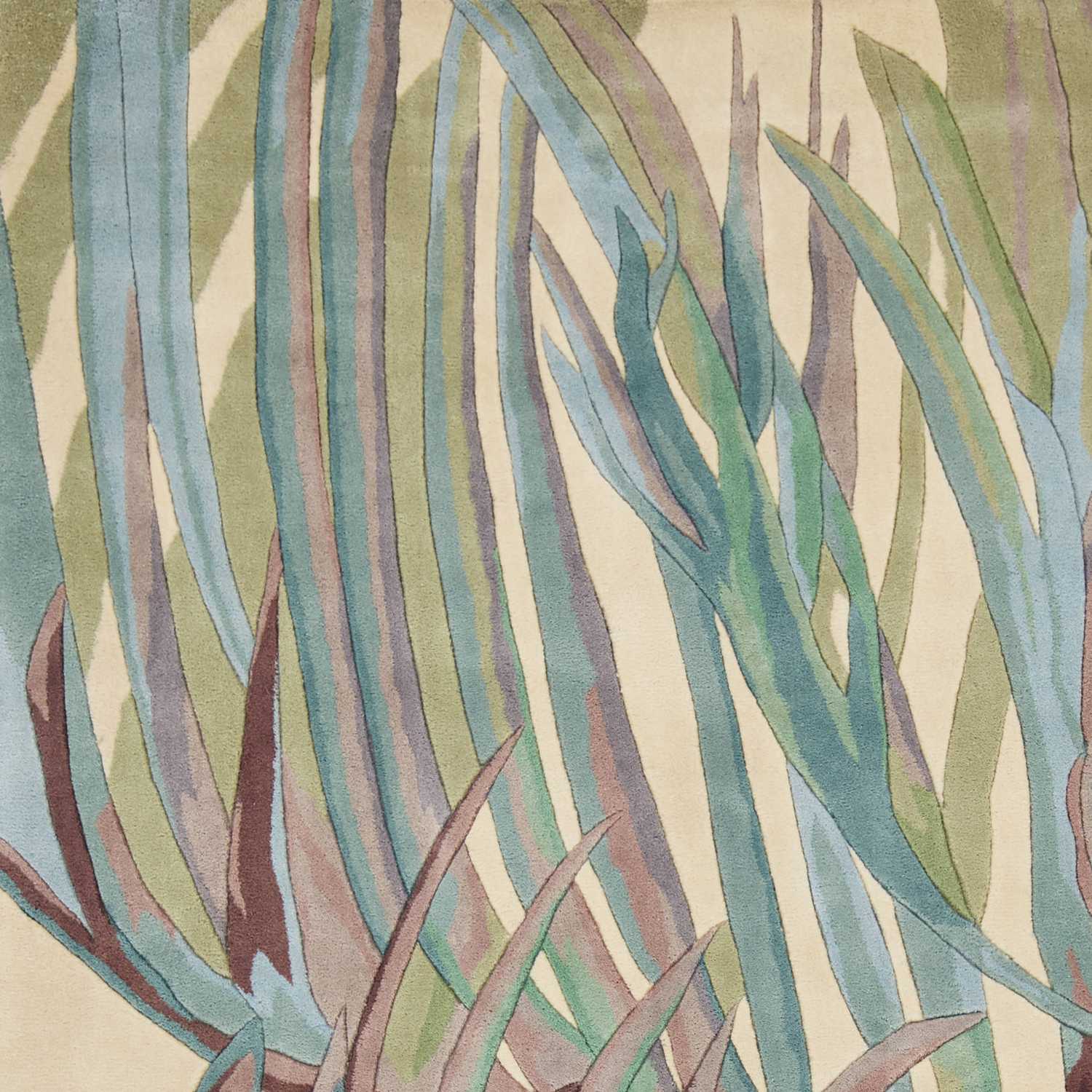 3' x 5' Wool Ivory or Lilac Area Rug