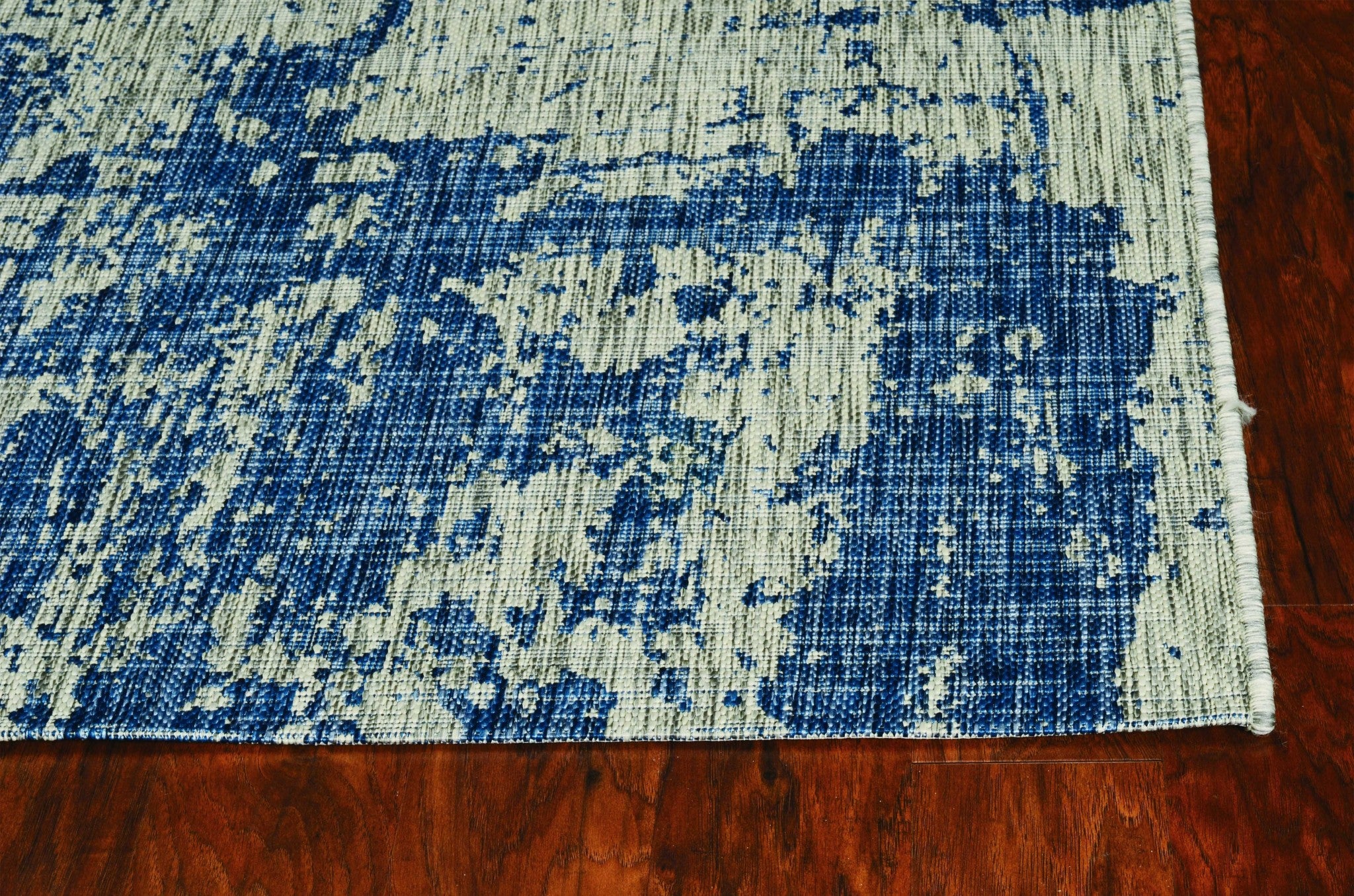 7' x 10' UV treated Polypropylene Grey or  Denim Area Rug