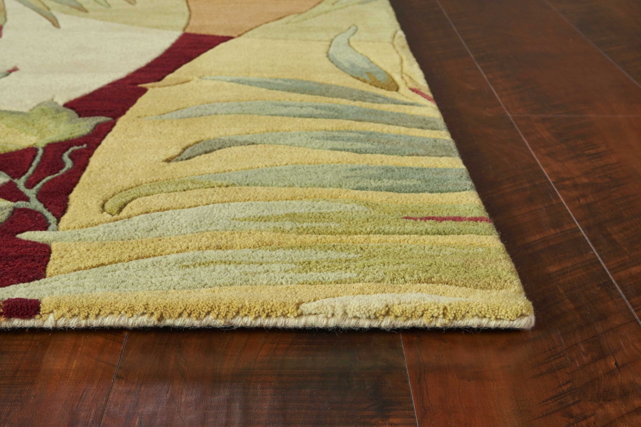 3' x 6'  Wool Coral or Ivory  Area Rug