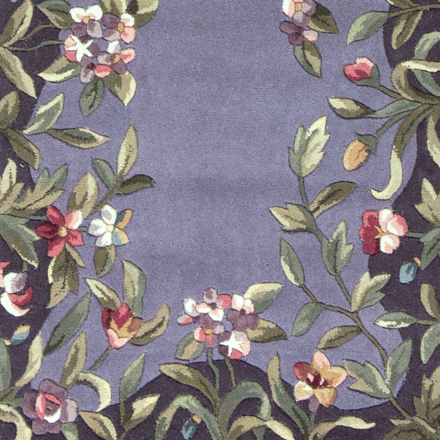 2' x 8'  Runner Wool Lavender Area Rug