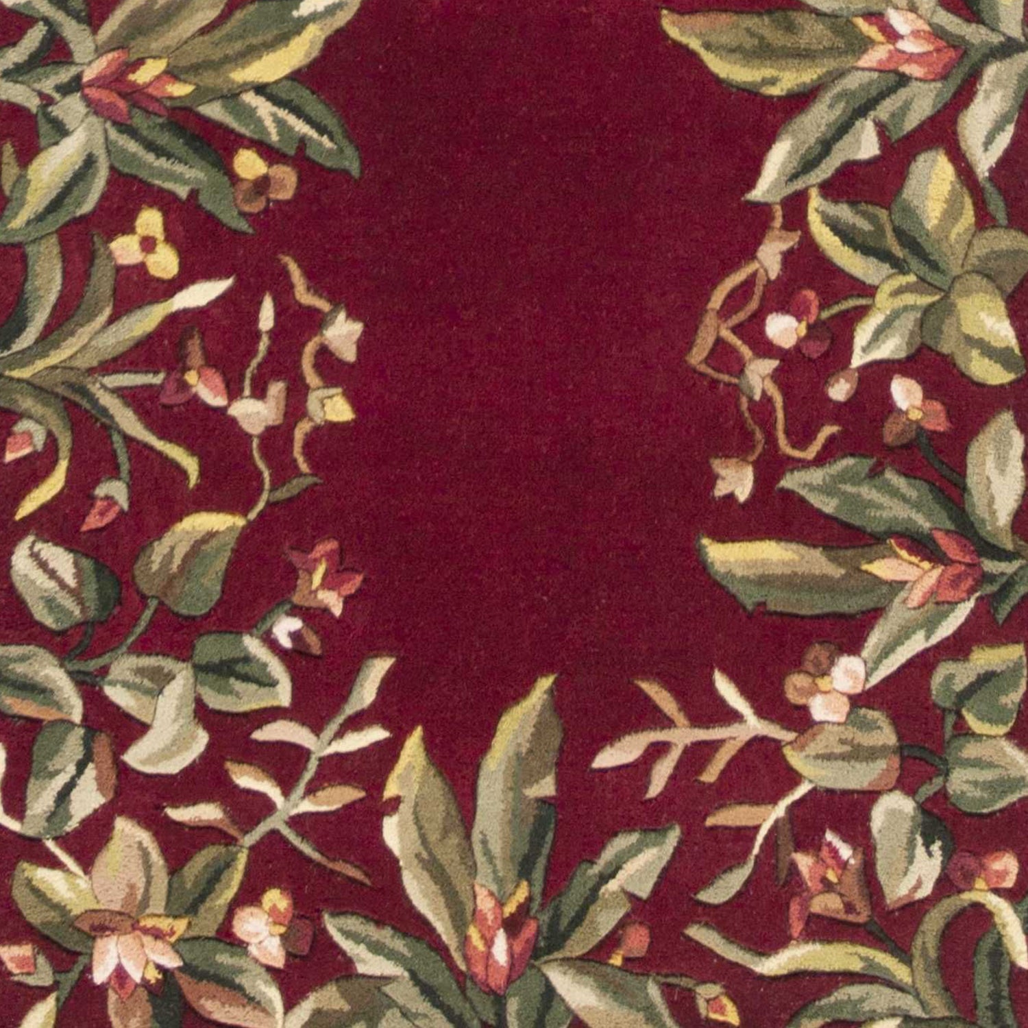 2' x 8'  Runner Wool Ruby Area Rug