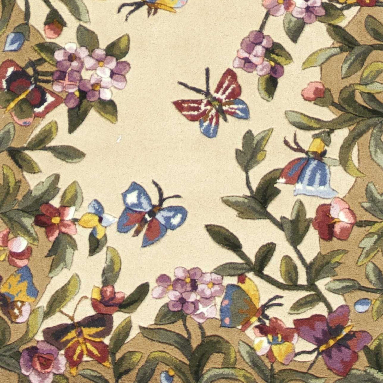 2' x 8'  Runner Wool Antique Beige Area Rug