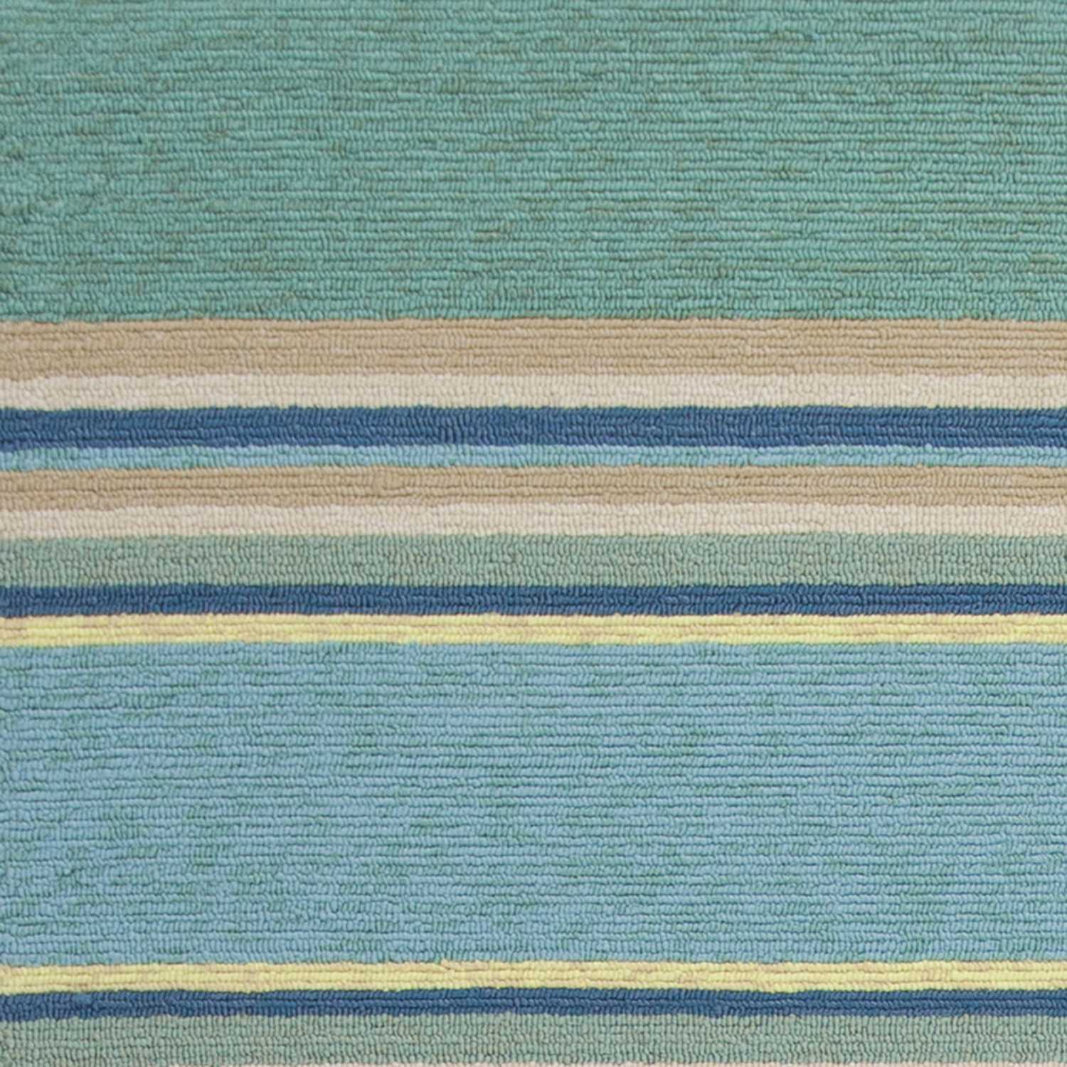 5' x 7' 6" UV treated Polypropylene Ocean Area Rug