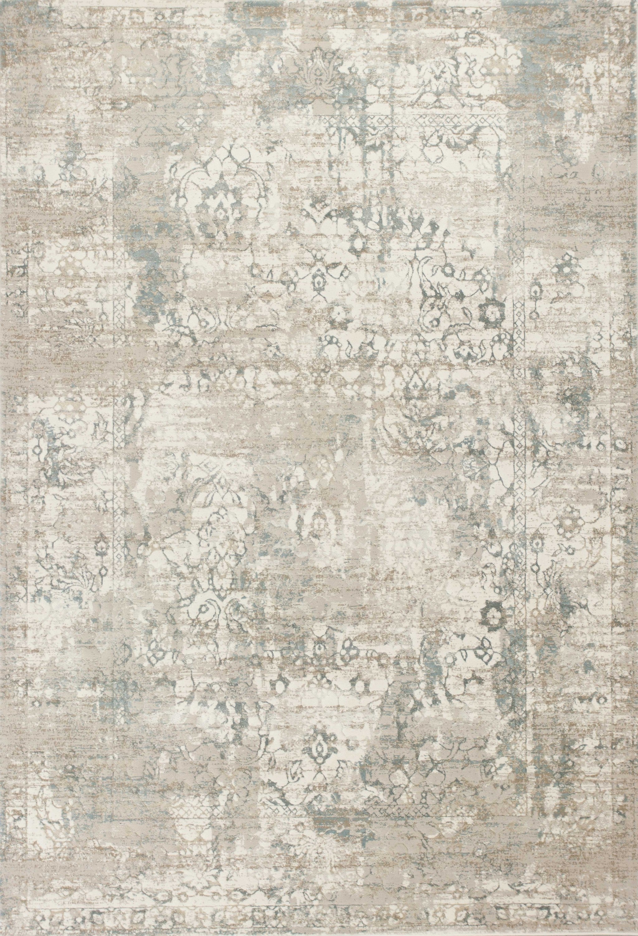 5' x 7'  Polypropylene Ivory  Area Rug