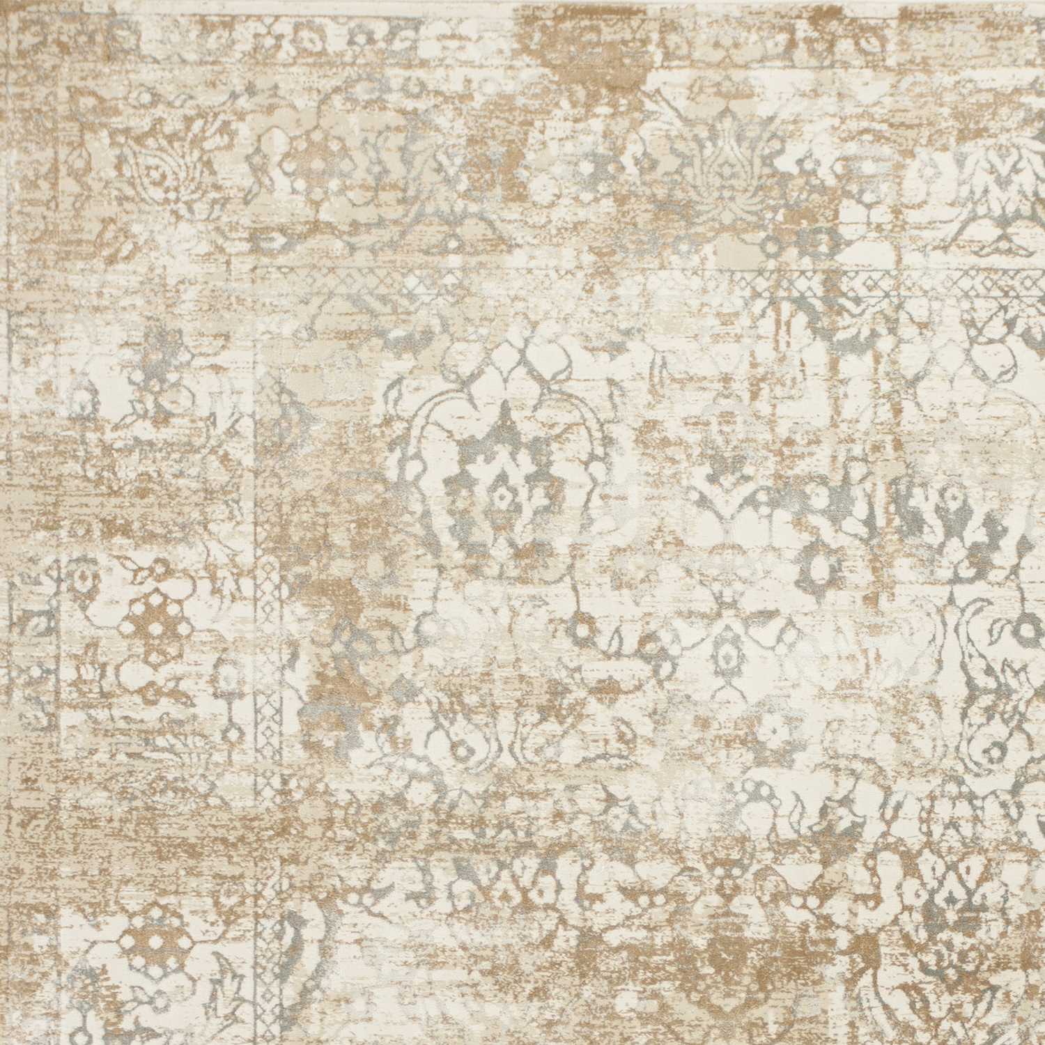 5' x 7'  Polypropylene Beige Area Rug