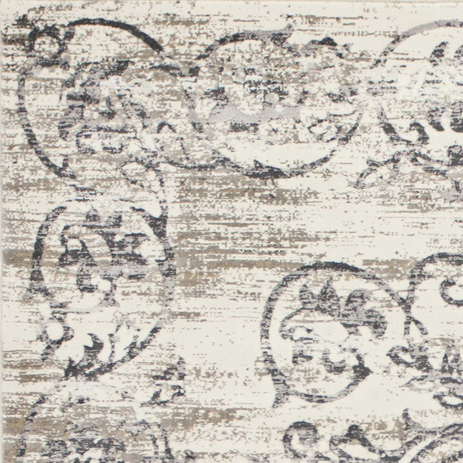 5' x 7'  Polypropylene Ivory or Grey Area Rug