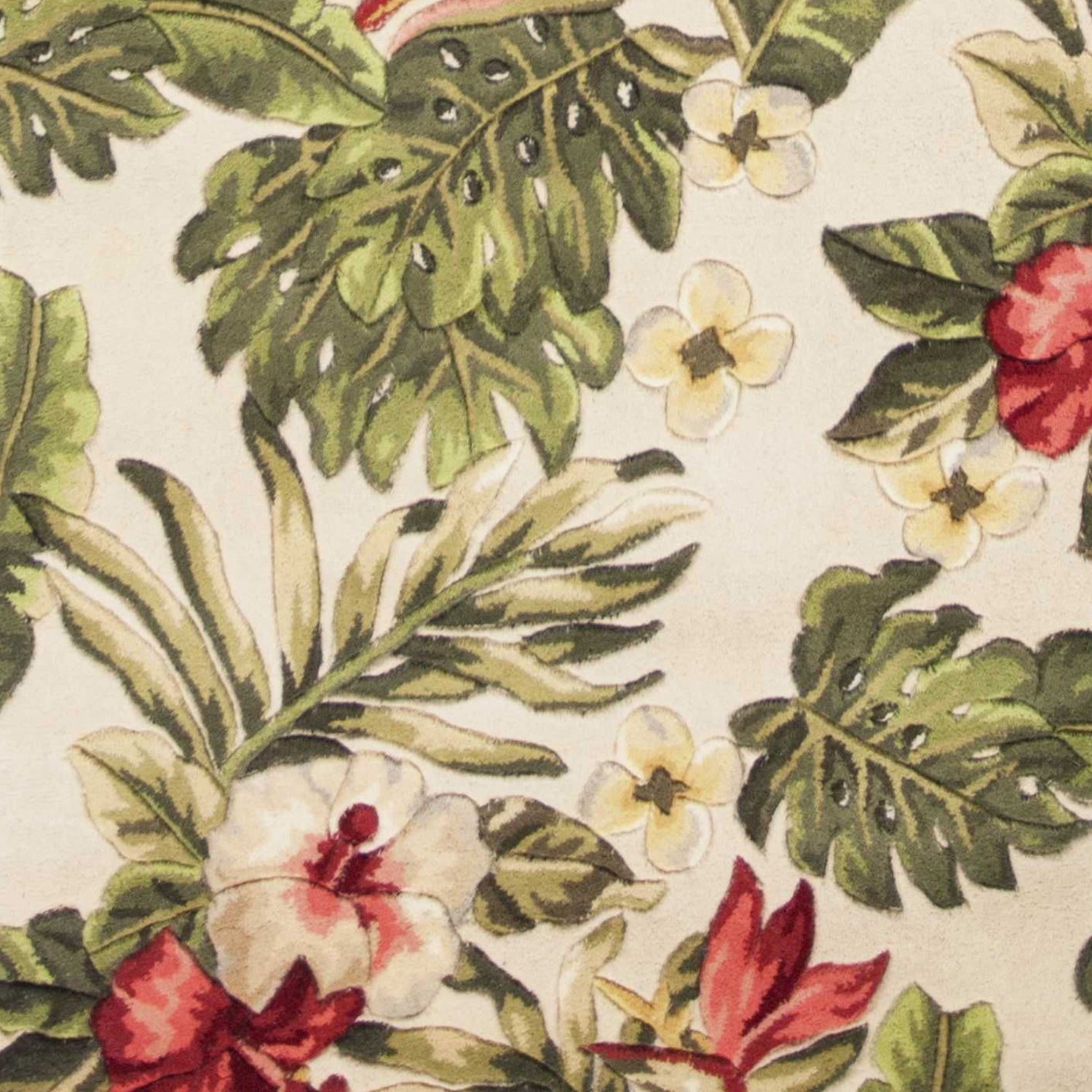 2' x 8'  Runner Wool Ivory  Area Rug