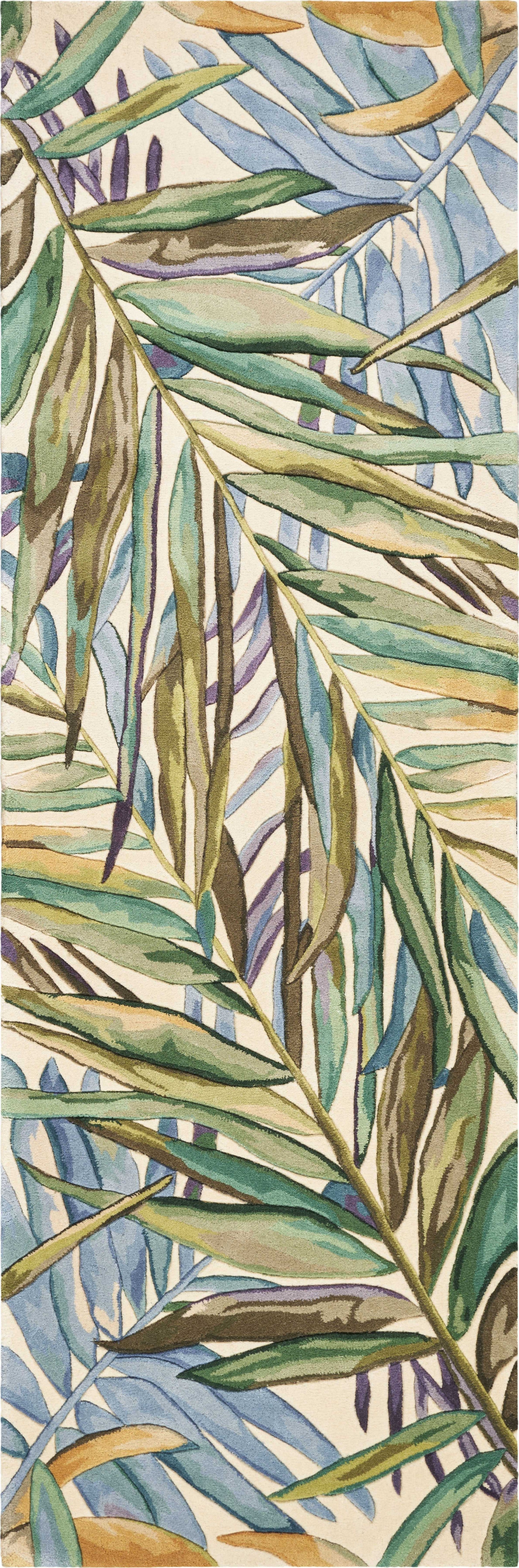 2' x 8'  Runner Wool Multicol or  Area Rug