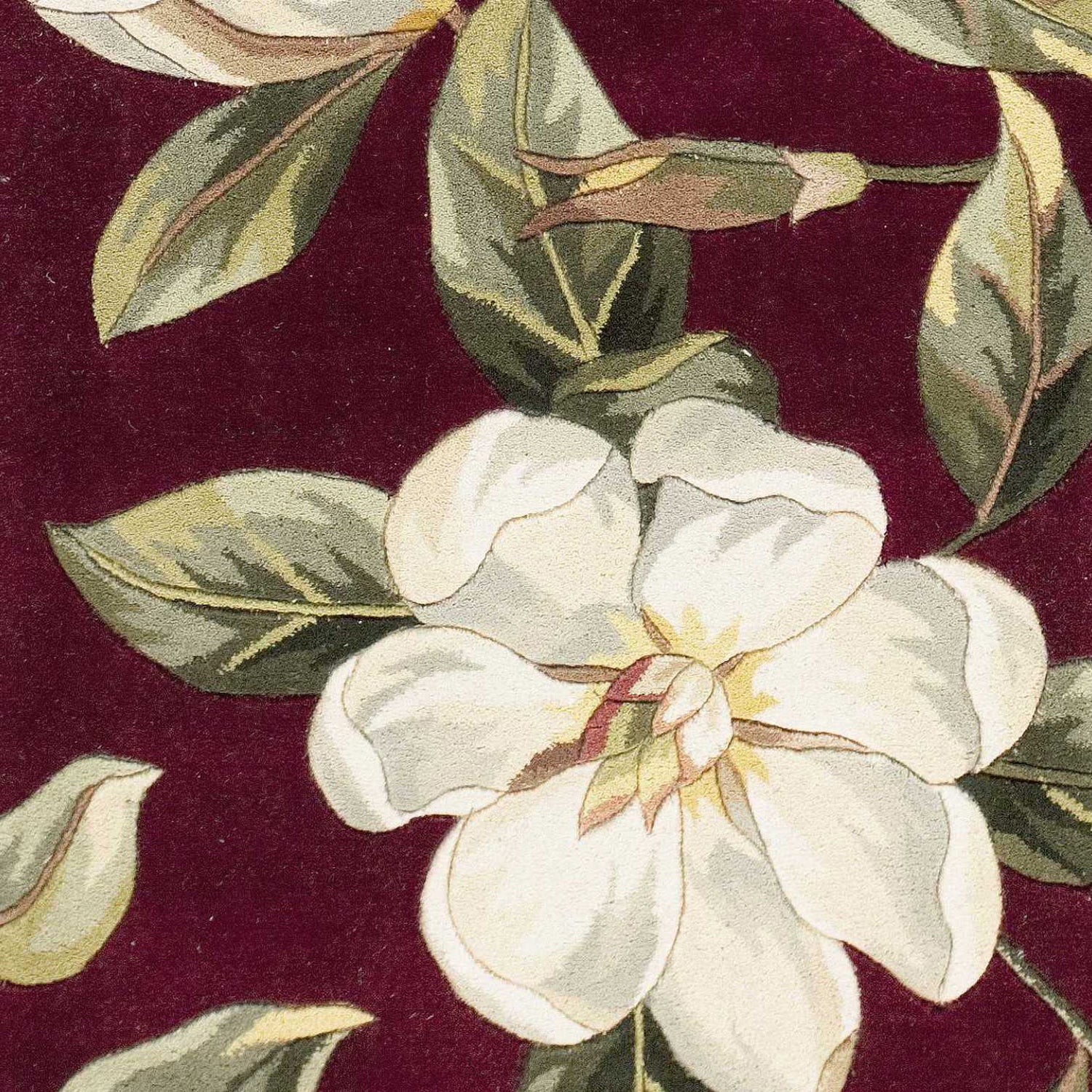 2' x 8'  Runner Wool Red Area Rug