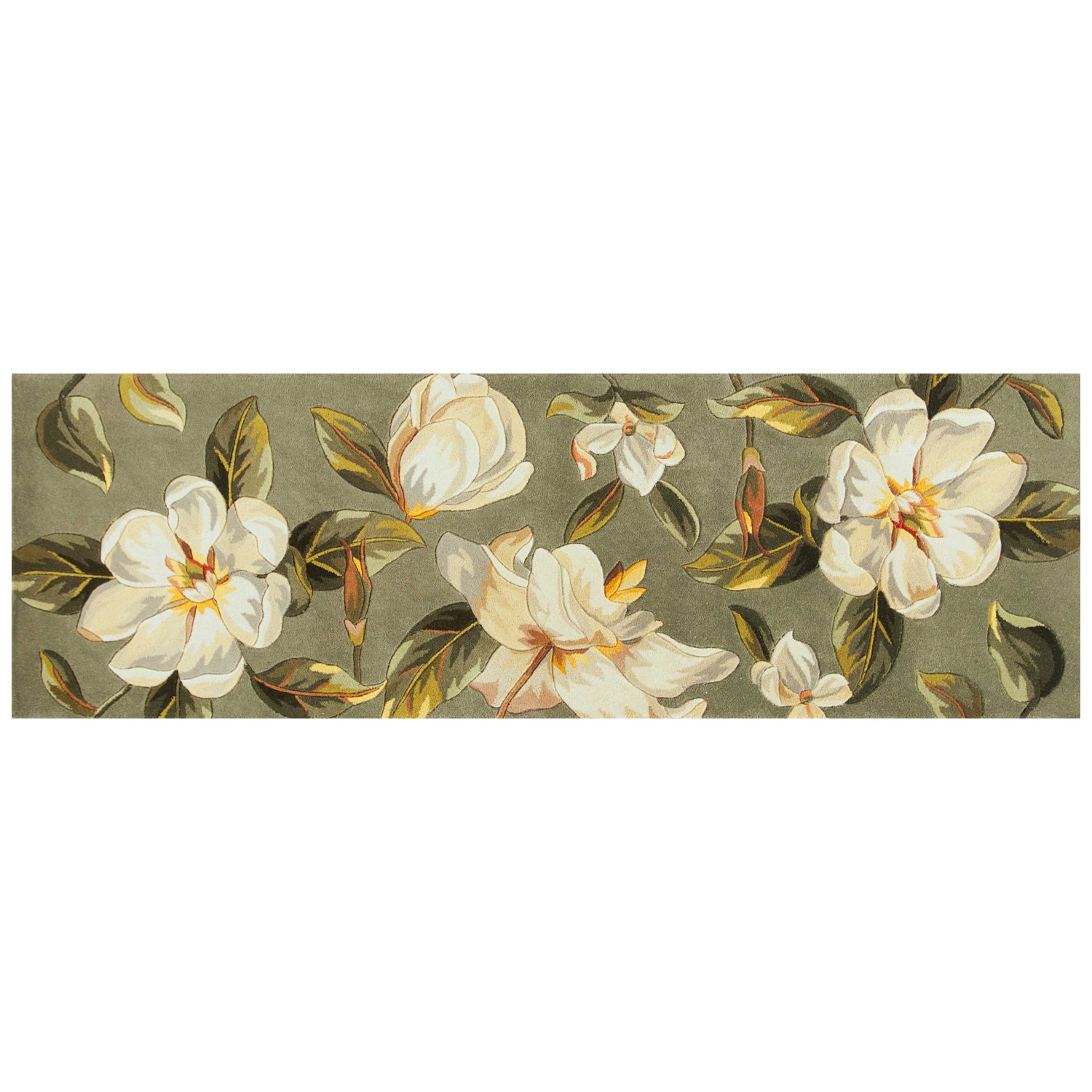 2' x 8'  Runner Wool Sage Area Rug