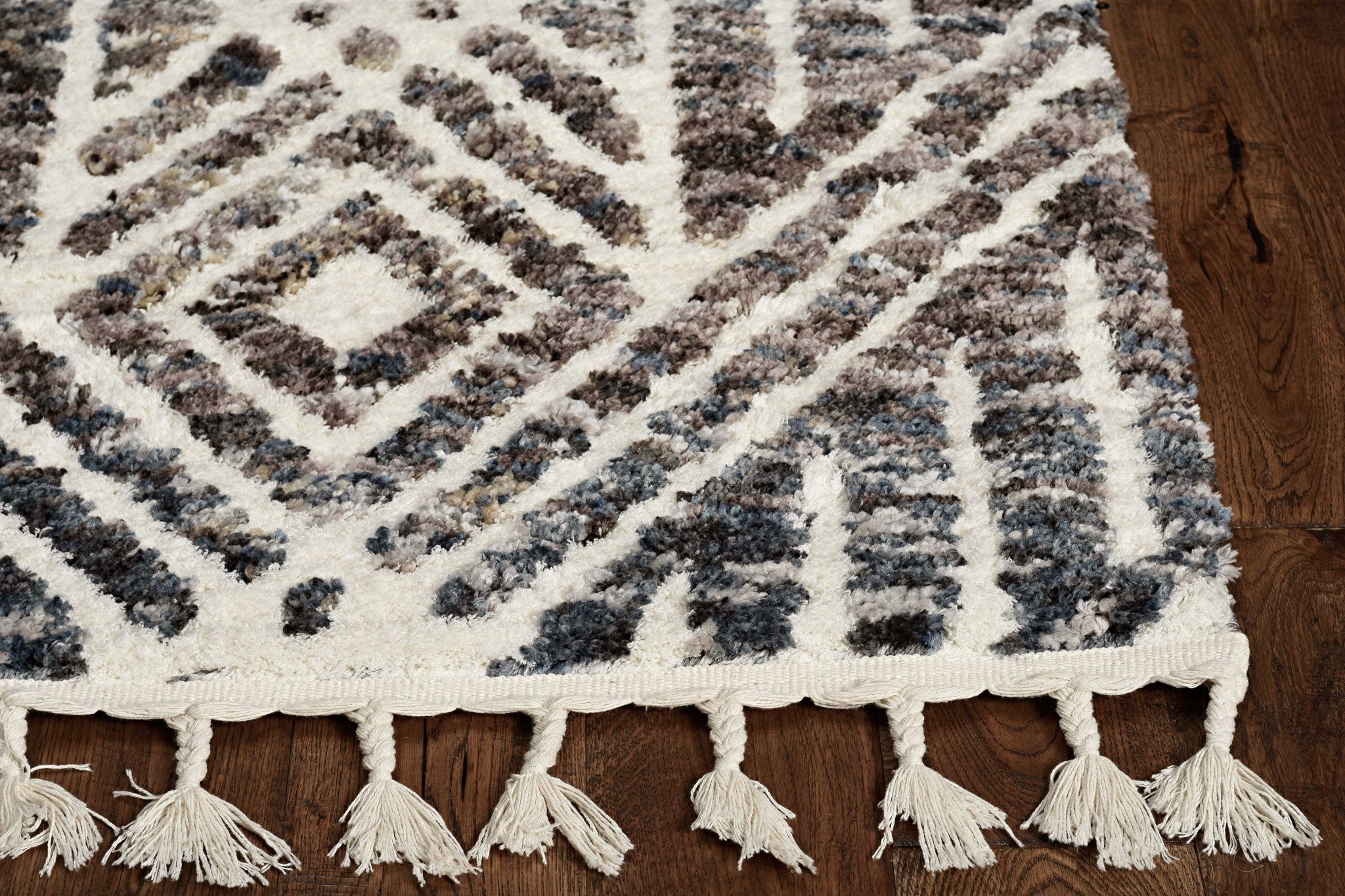 7' Octagon Polypropylene Green or  Taupe Area Rug