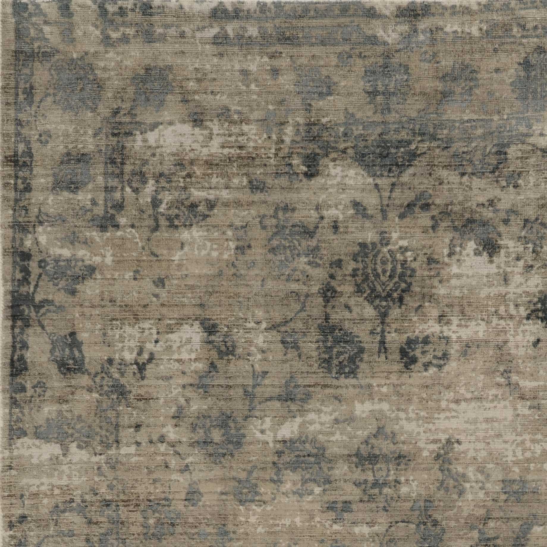 3' x 5' Viscose Sand or  Blue Area Rug