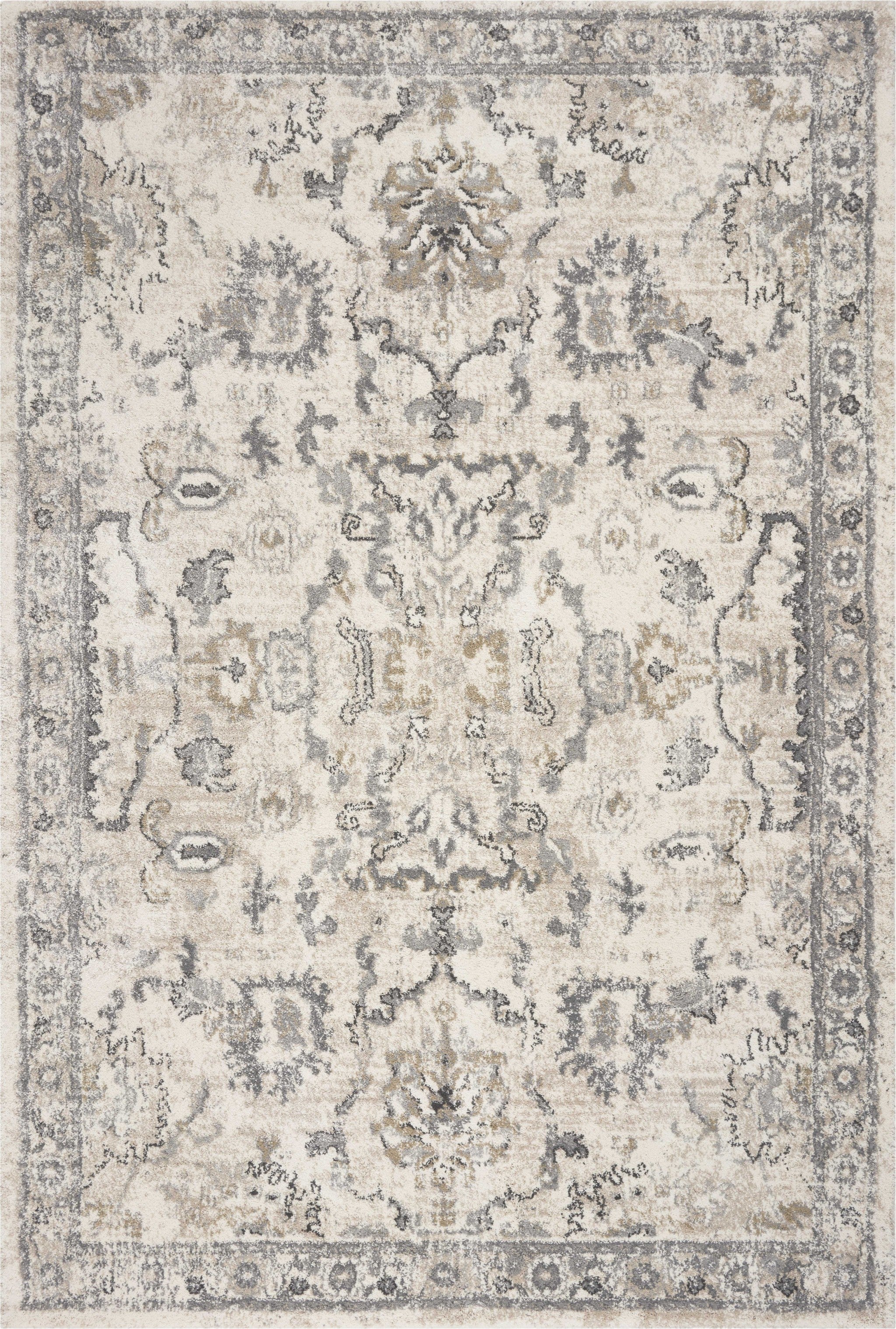 5' x 7'  Polypropylene Ivory  Area Rug