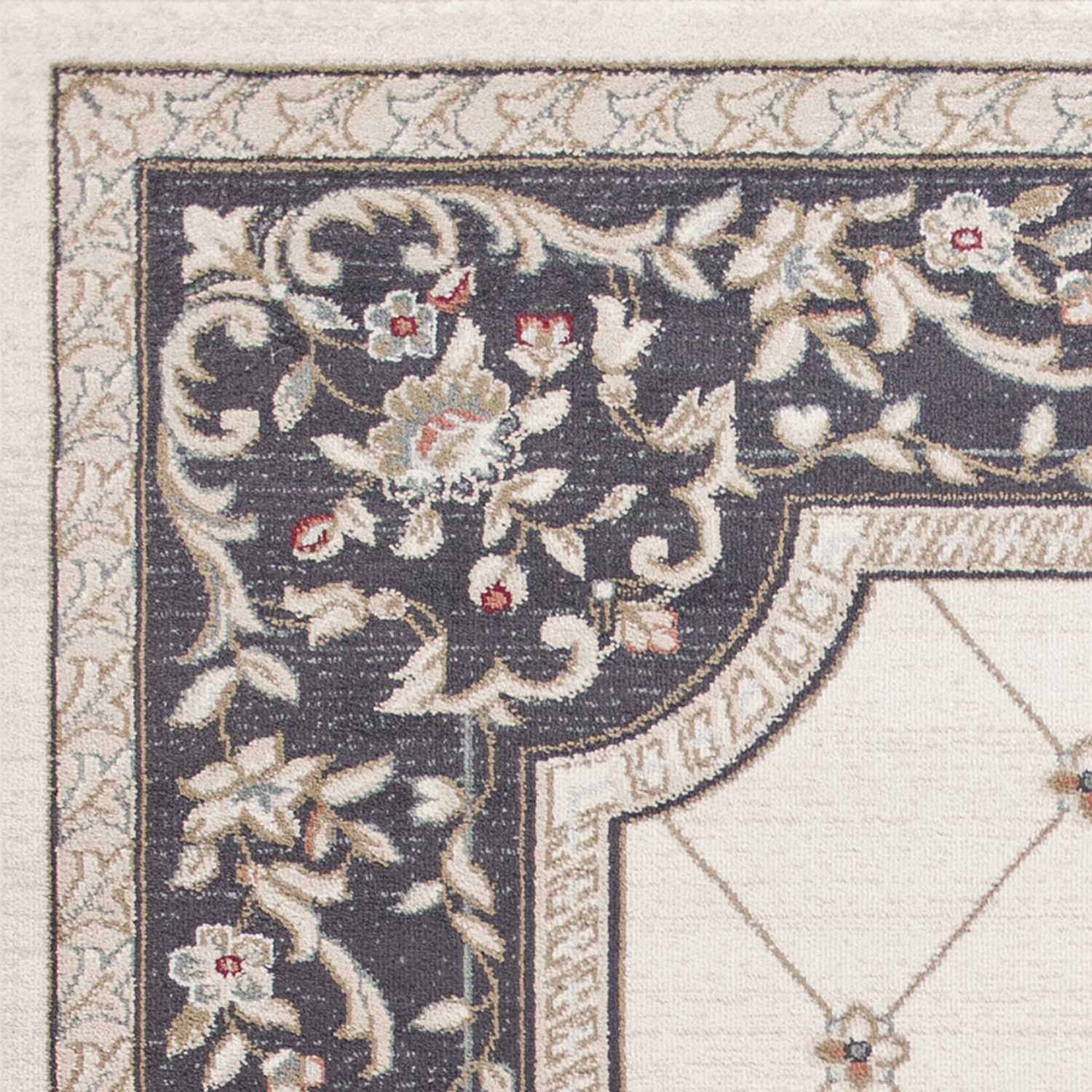 7' x 9'  Polypropylene Ivory or Grey Area Rug