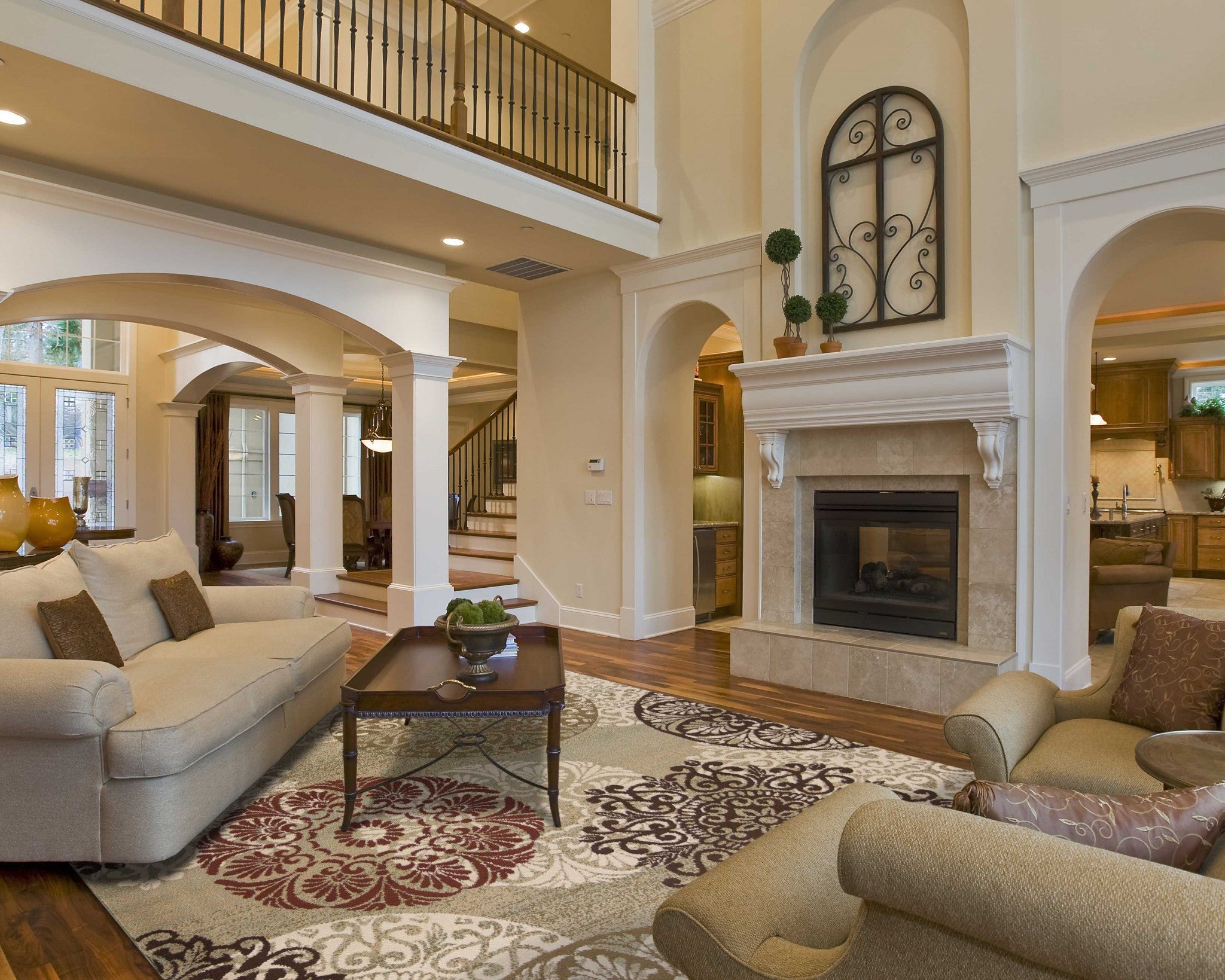 7' x 10'  Polypropylene Sage Area Rug