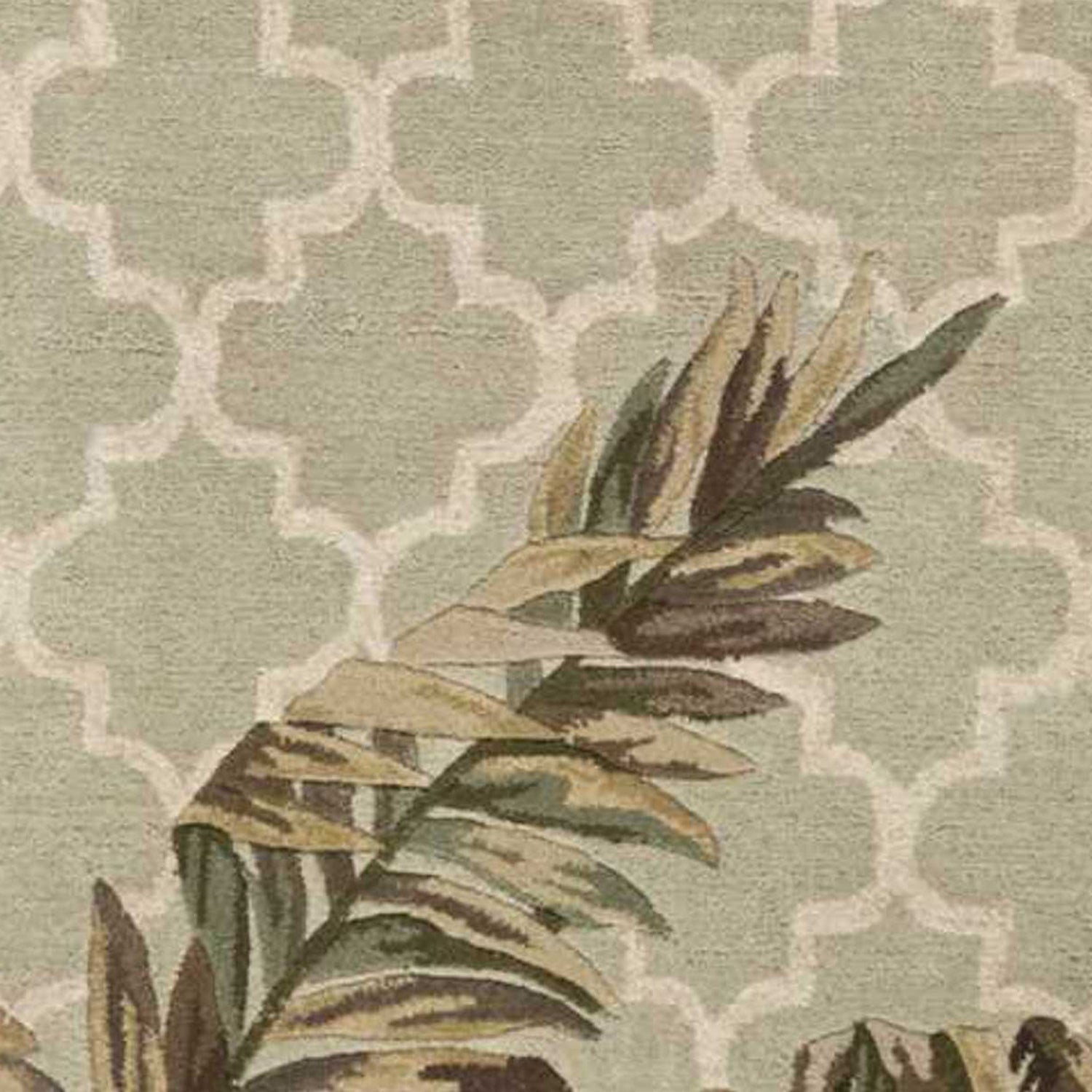 2' x 10' Runner Wool Sage Area Rug