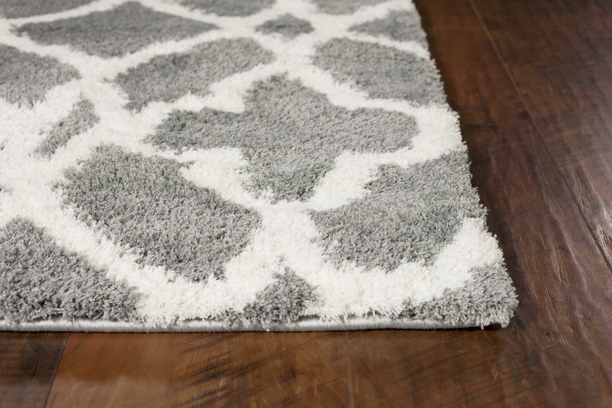 5' x 7'  Microfiber Grey or  Ivory  Area Rug