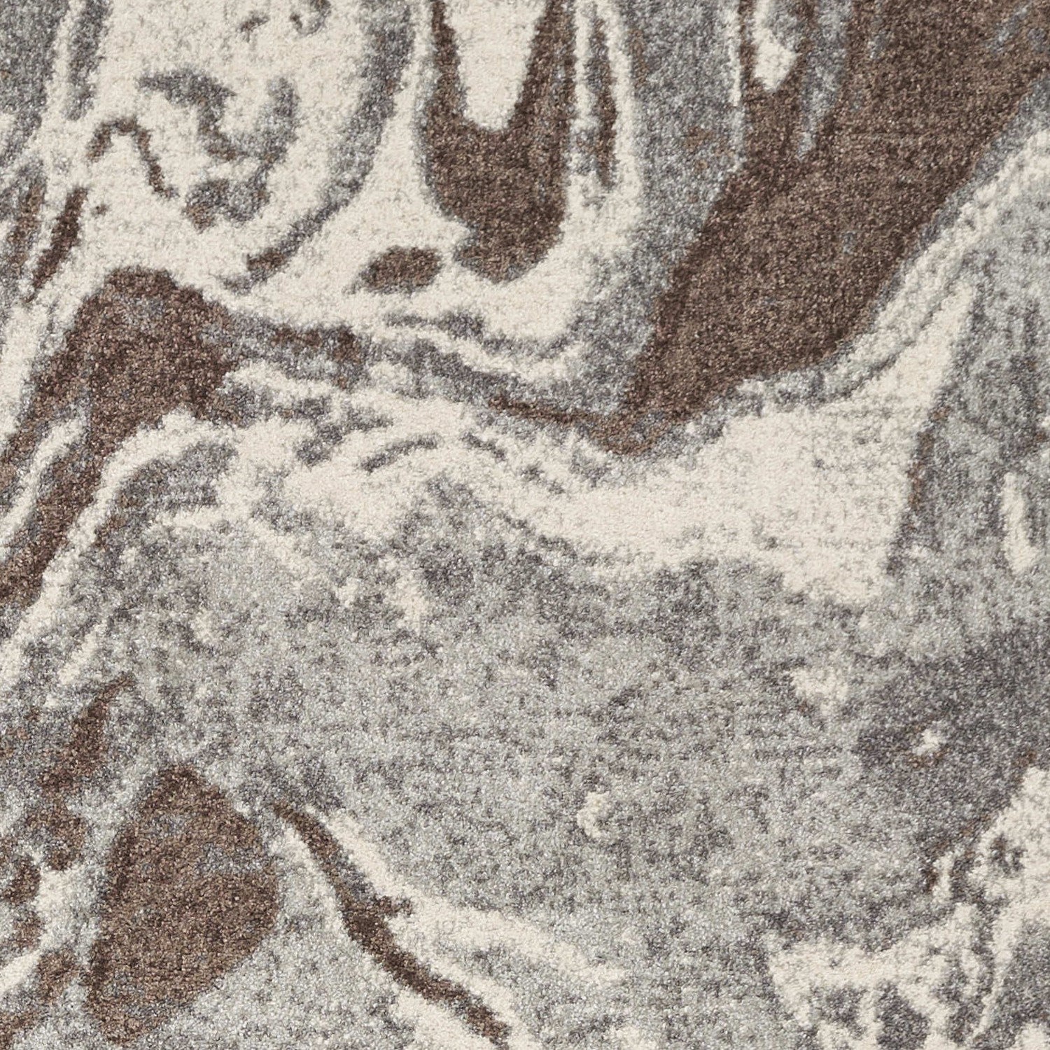 6' x 9'  Polypropylene Mocha Area Rug