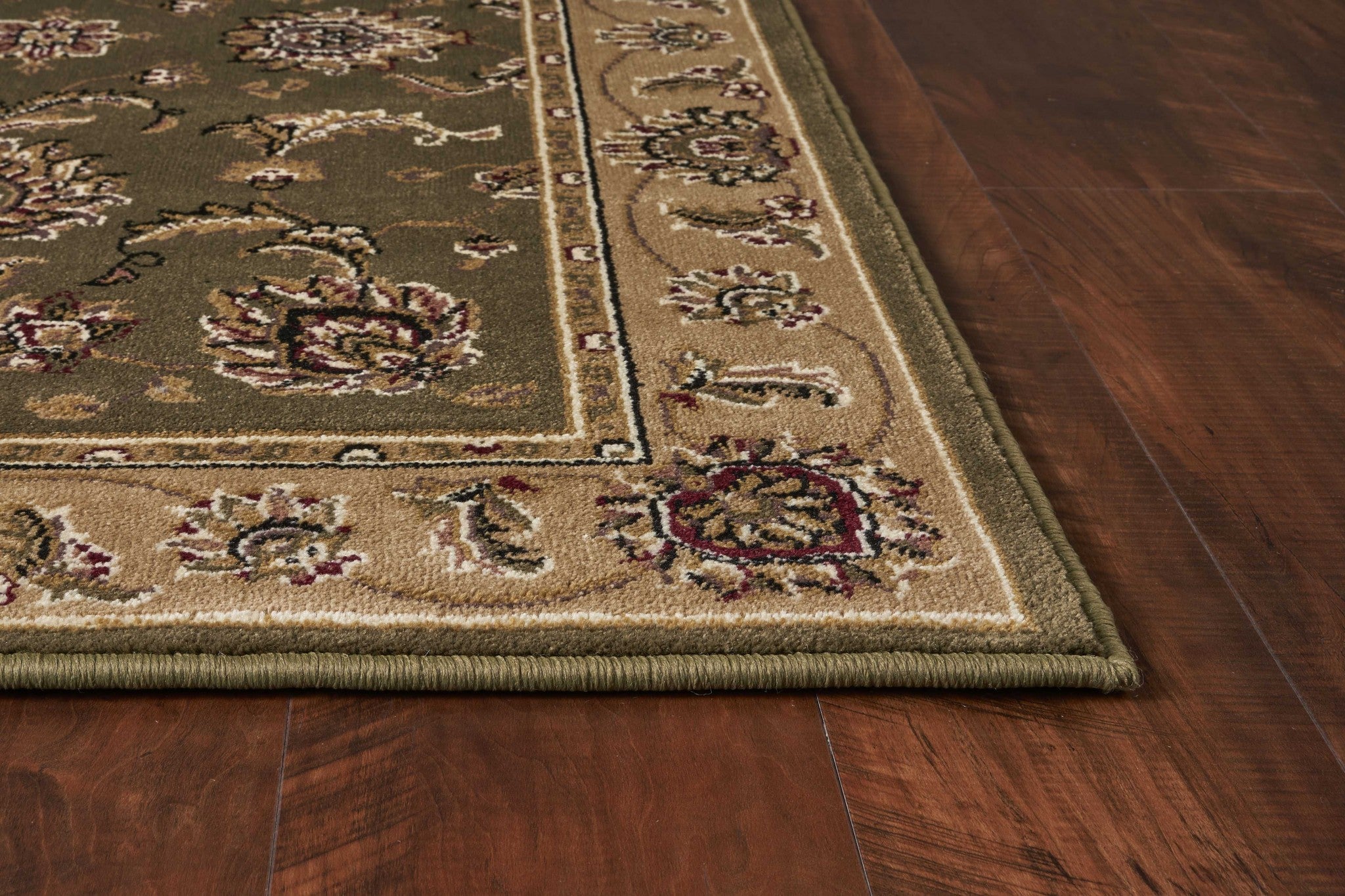 20" x 31" Polypropylene Sage or  Beige Area Rug