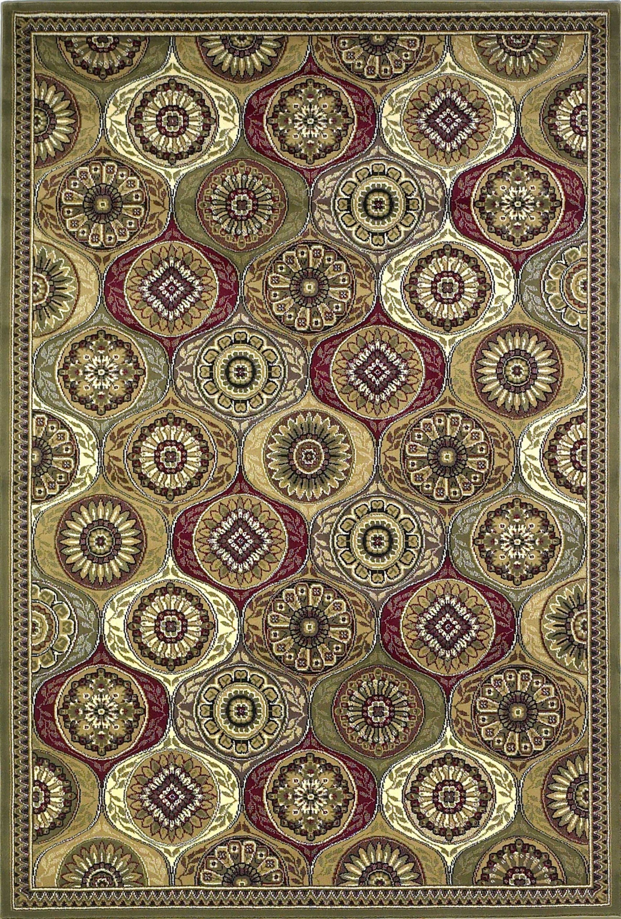 20" x 31" Polypropylene Multi Area Rug