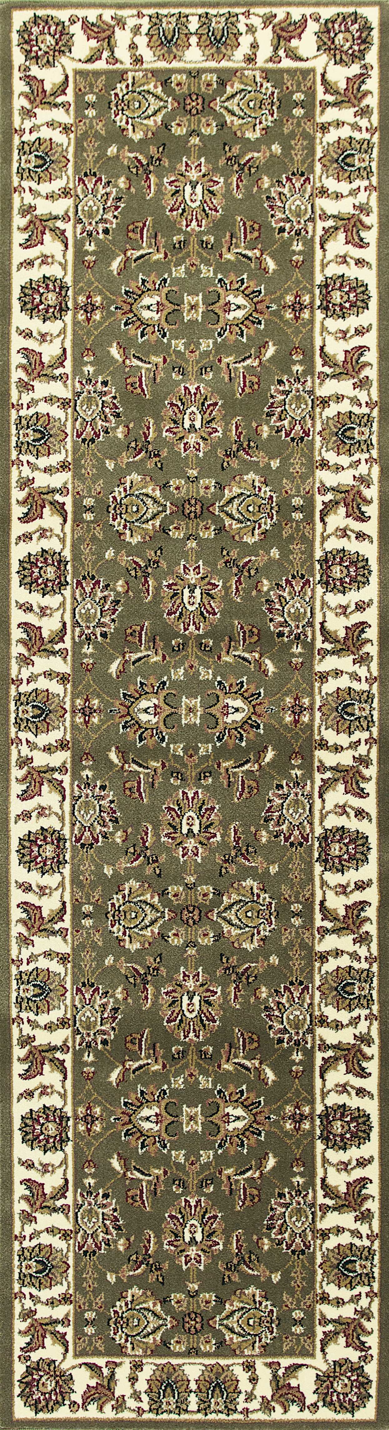 20" x 31" Polypropylene Green or Ivory  Area Rug