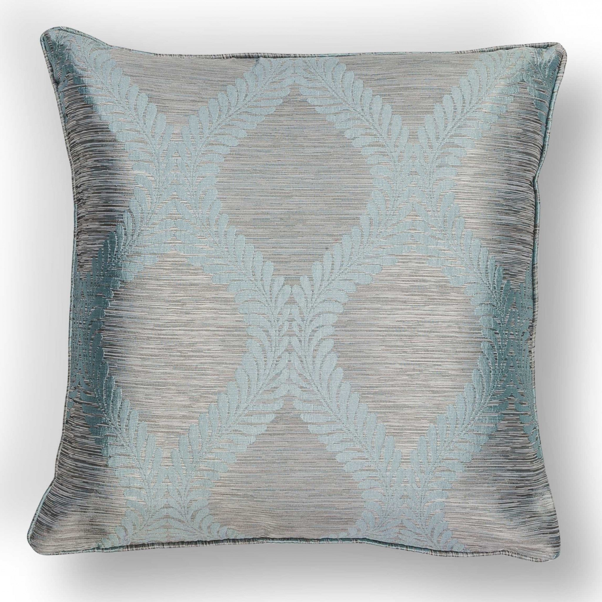20" x 20" Polyester Blue or  Grey Pillow