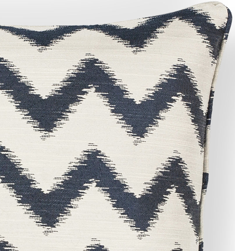 20" x 20" Polyester Ivory or Navy Pillow
