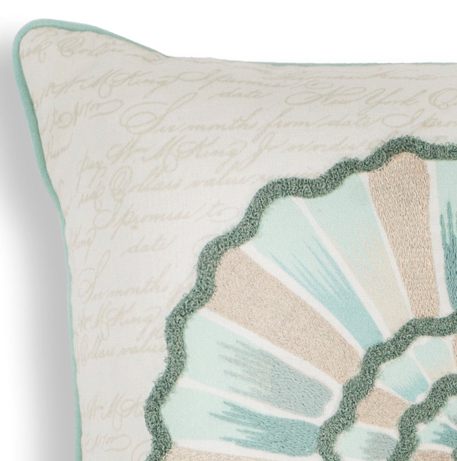 18" x 18" Cotton Ivory  Pillow