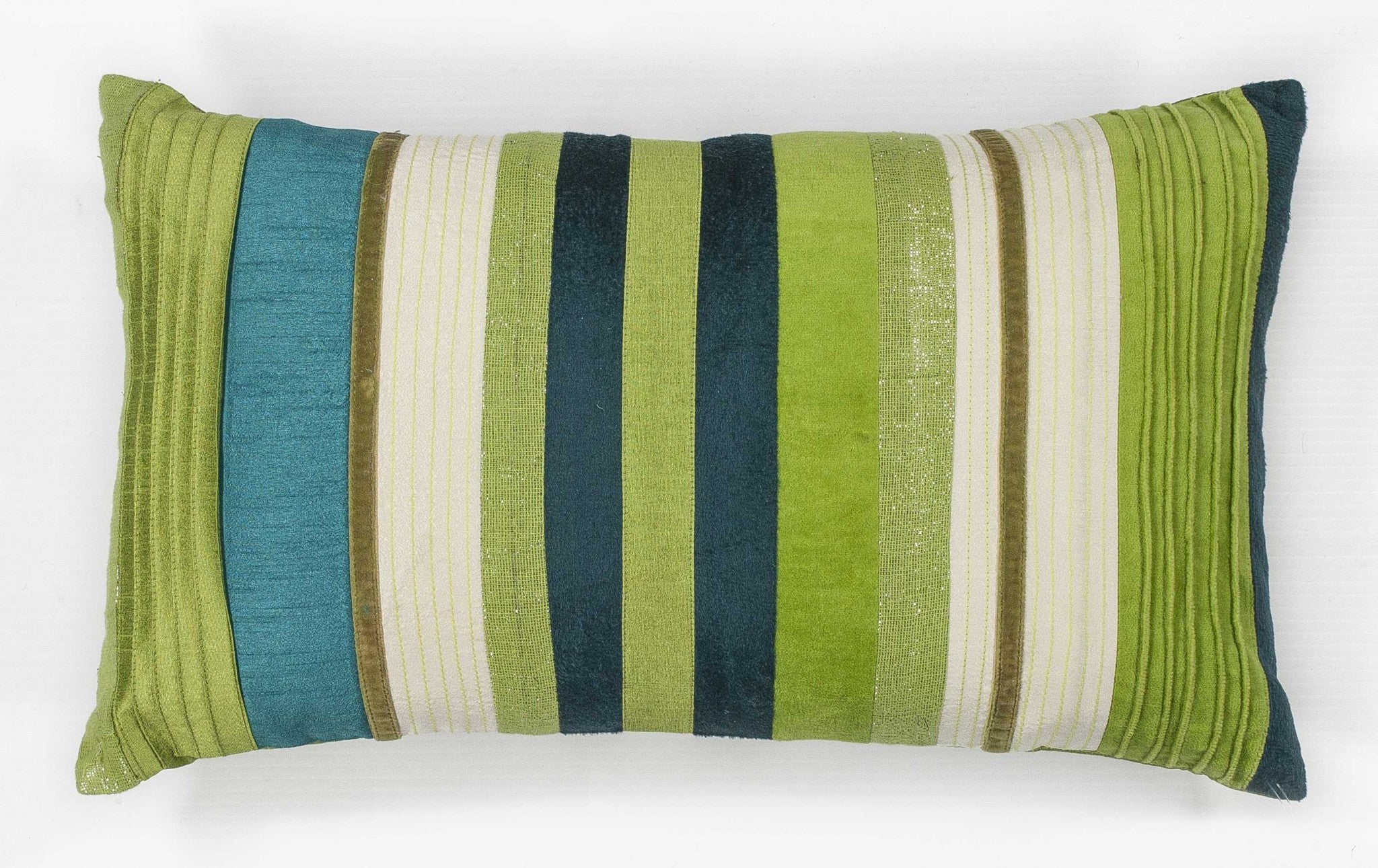 12" x 20" Polyester Teal or  Blue Pillow