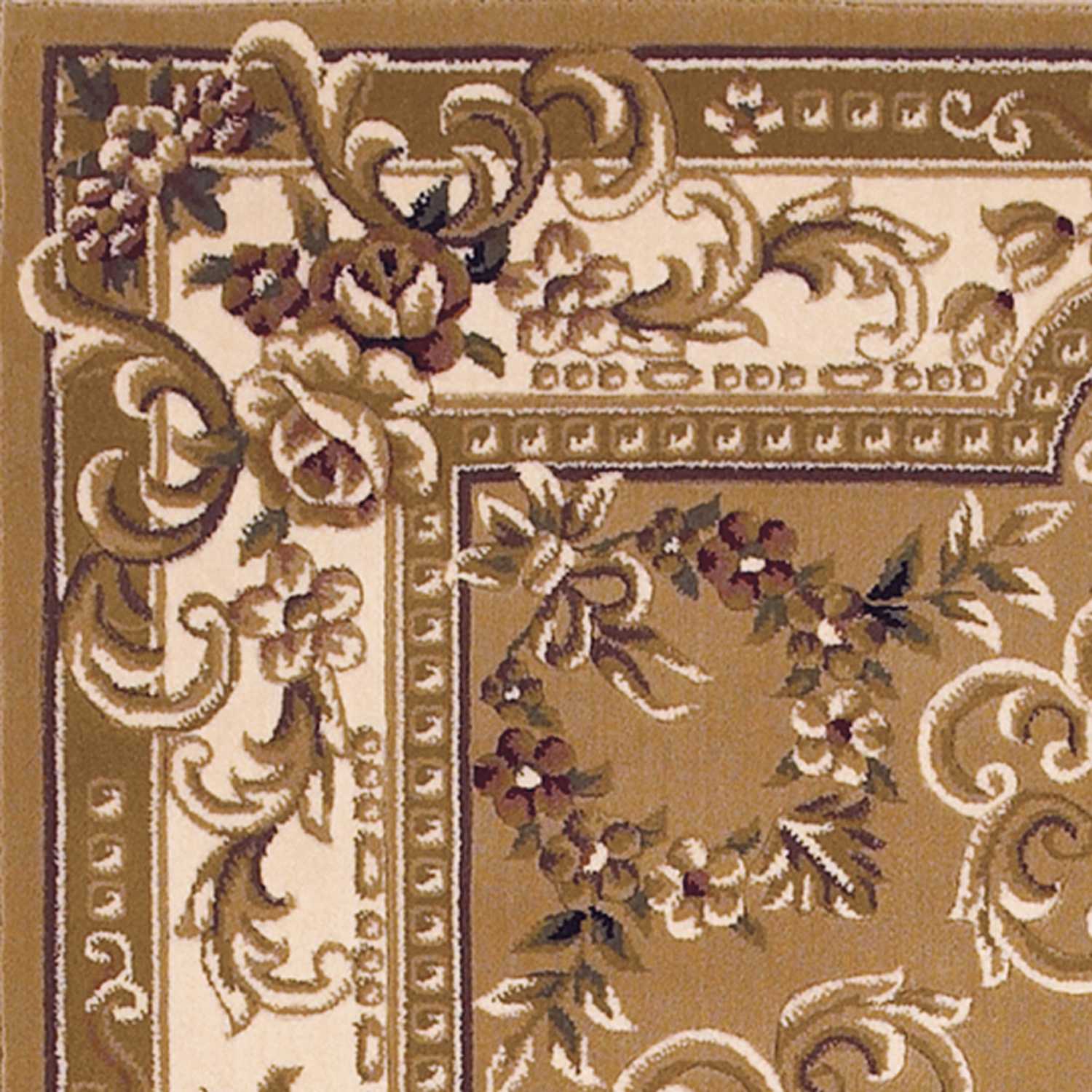 2' x 3' Polypropylene Beigeor Ivory Area Rug