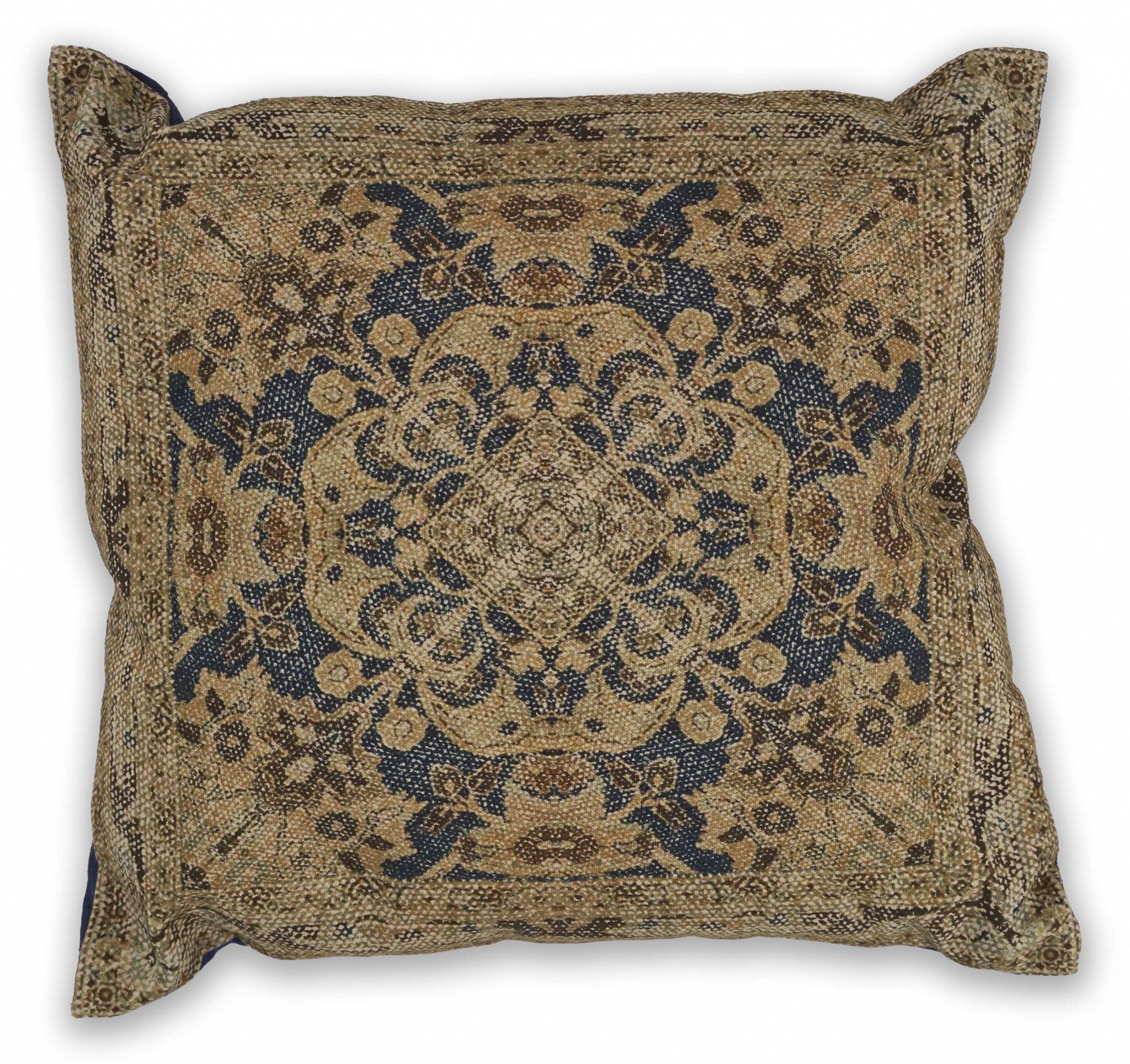 18" x 18" Cotton Navy Pillow