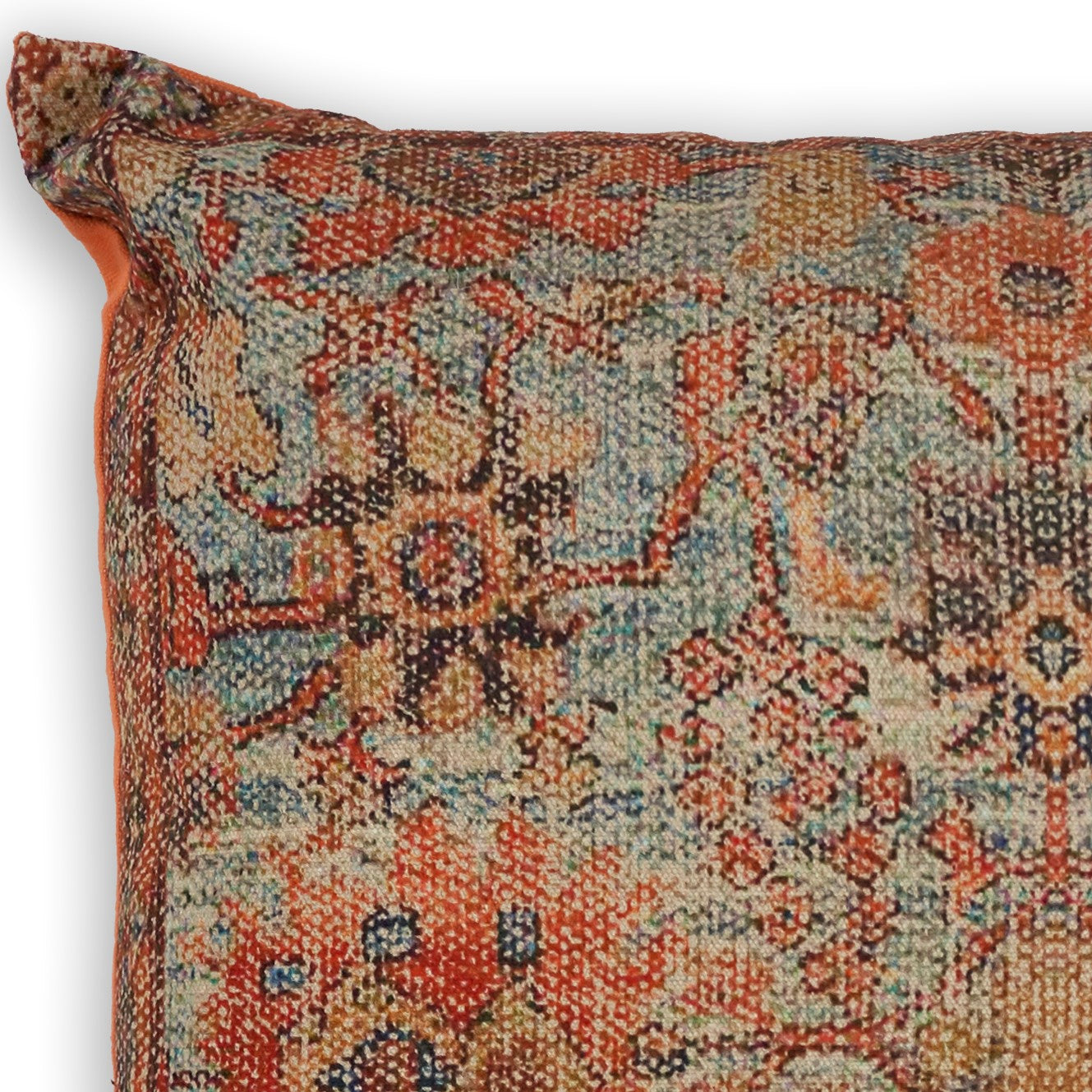 18" x 18" Cotton Teal Pillow