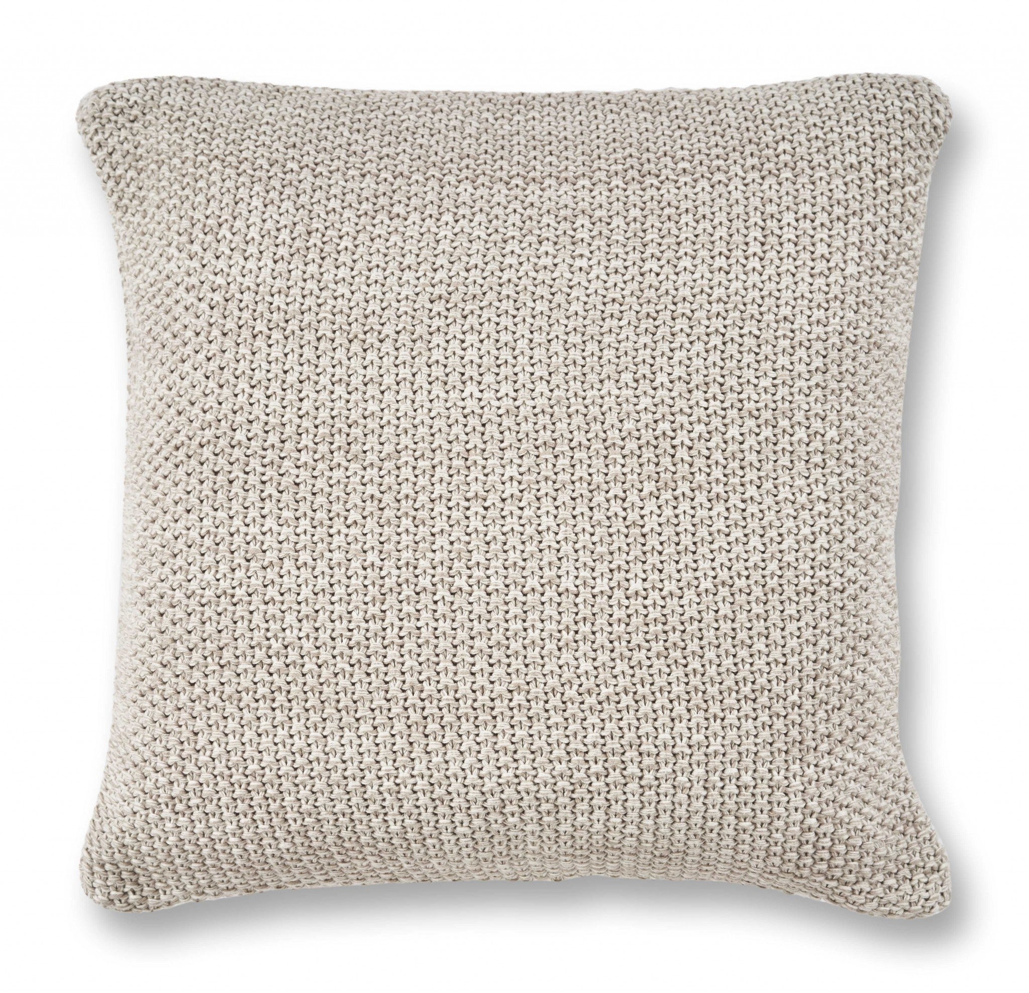 20" x 20" Cotton Grey Pillow