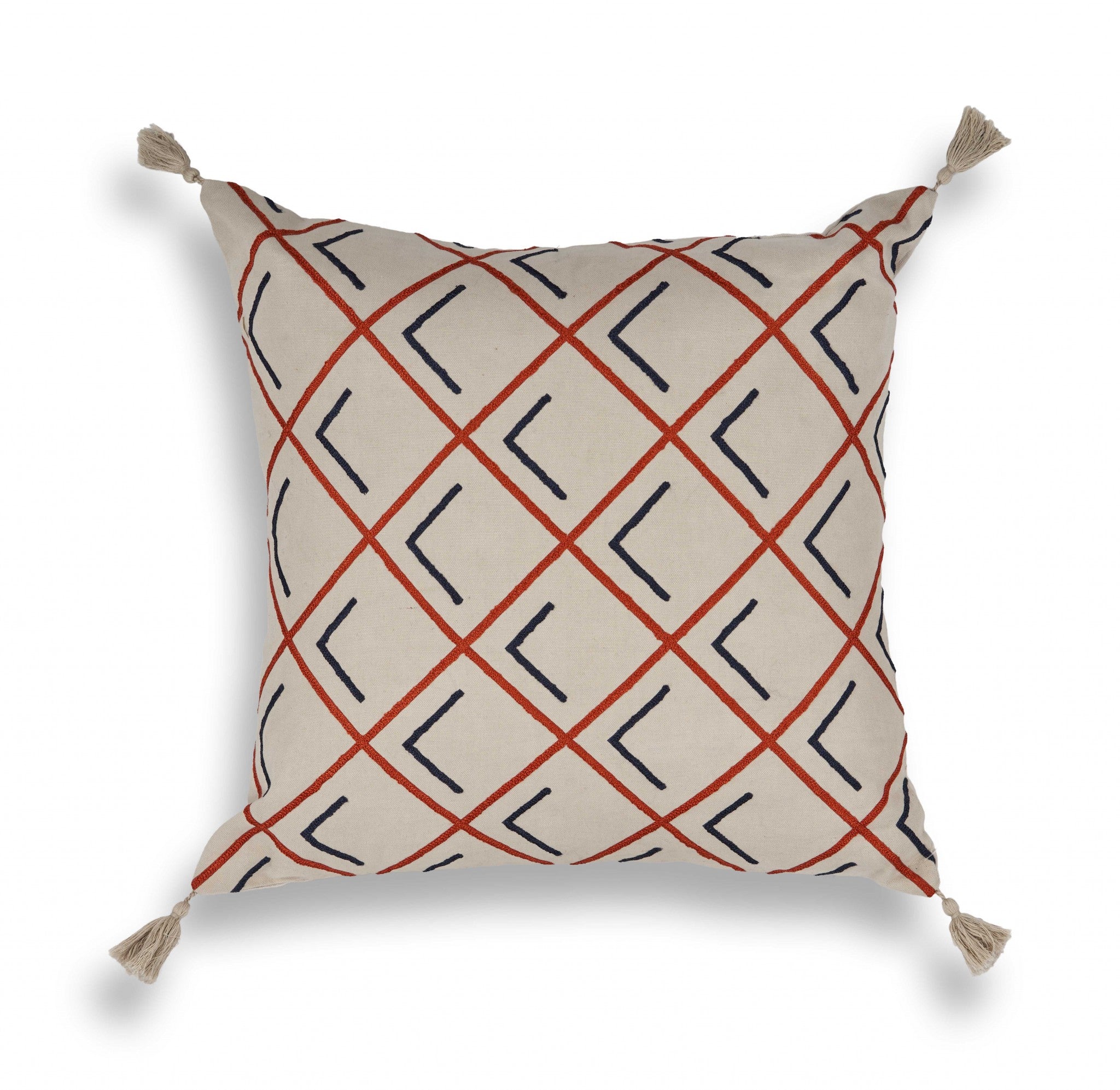 20" x 20" Tangerine Pillow