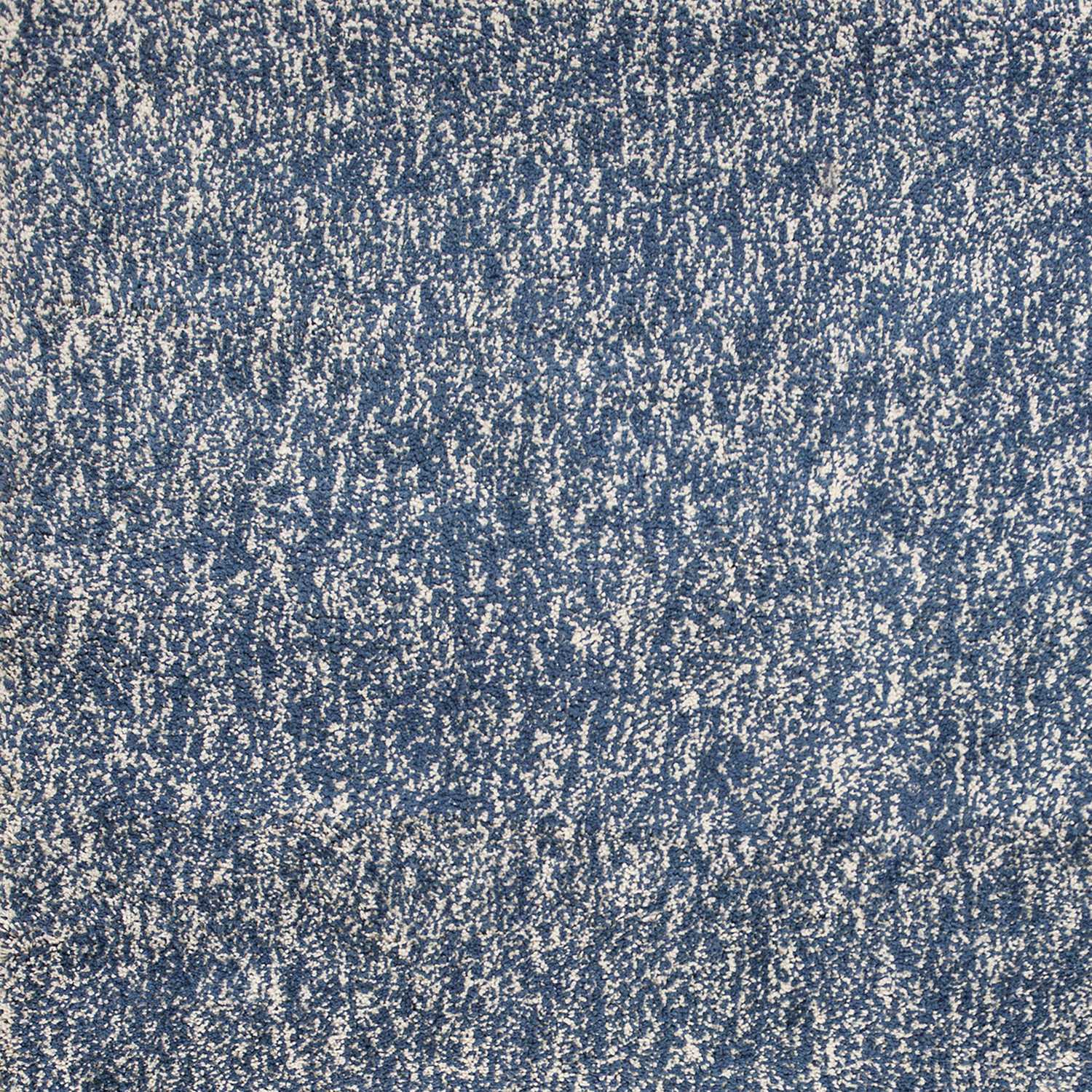 27" X 45" Polyester Indigo or  Ivory  Heather Area Rug