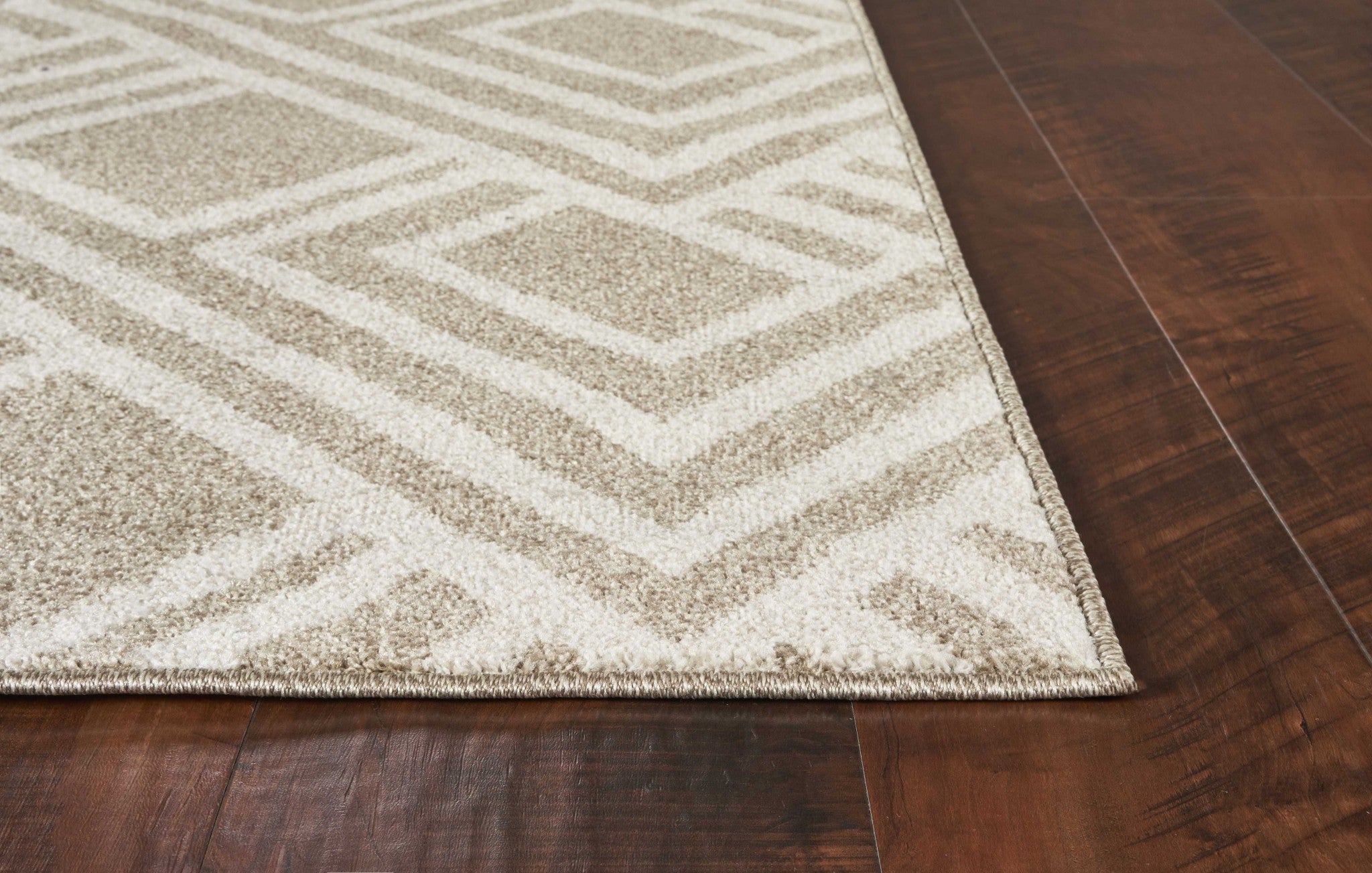 3' x 5' UV treated Polypropylene Beige Area Rug