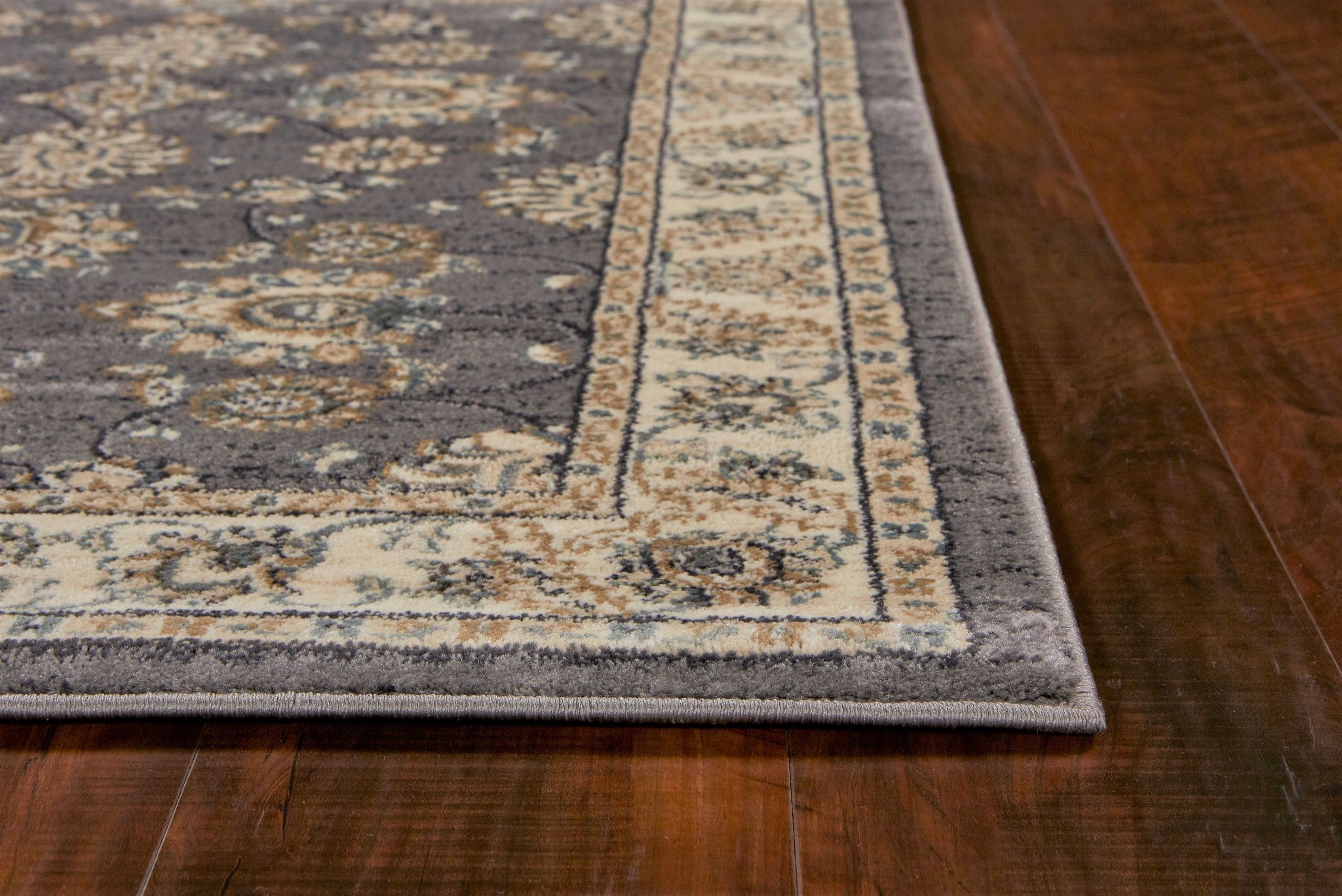 3' x 5' Polypropylene Grey or Ivory Area Rug
