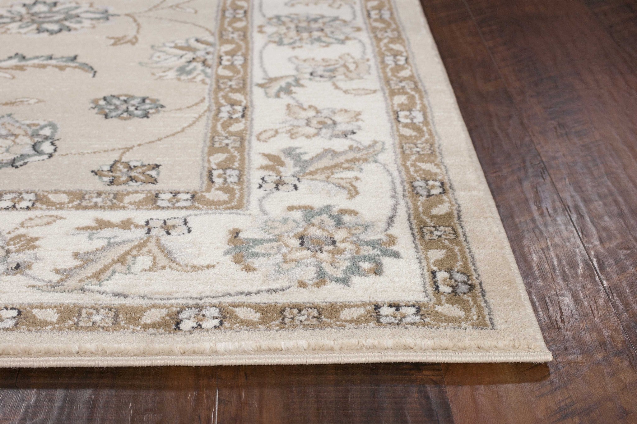 3' x 5' Polypropylene Beige or Ivory Area Rug