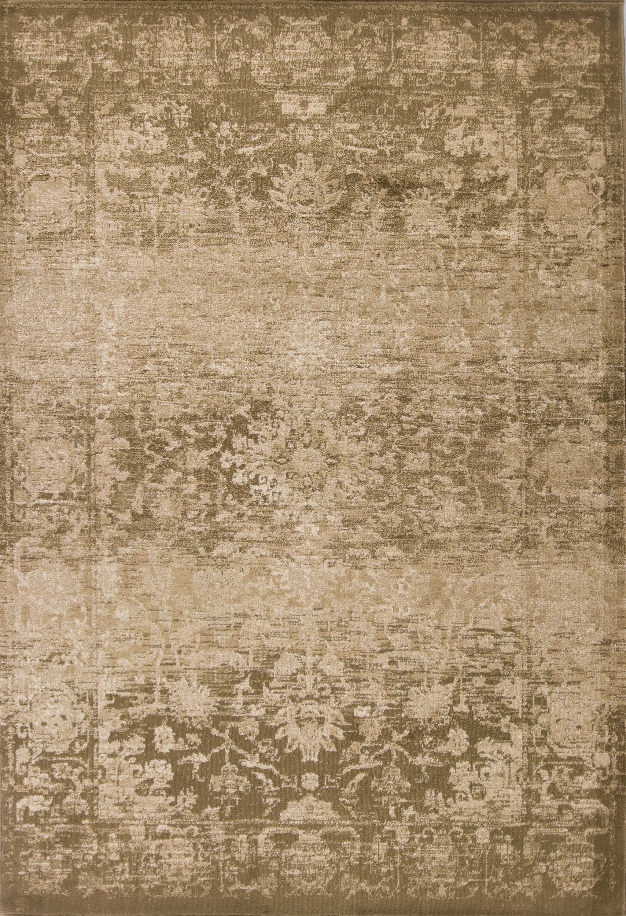 3' x 5' Polypropylene Beige Area Rug